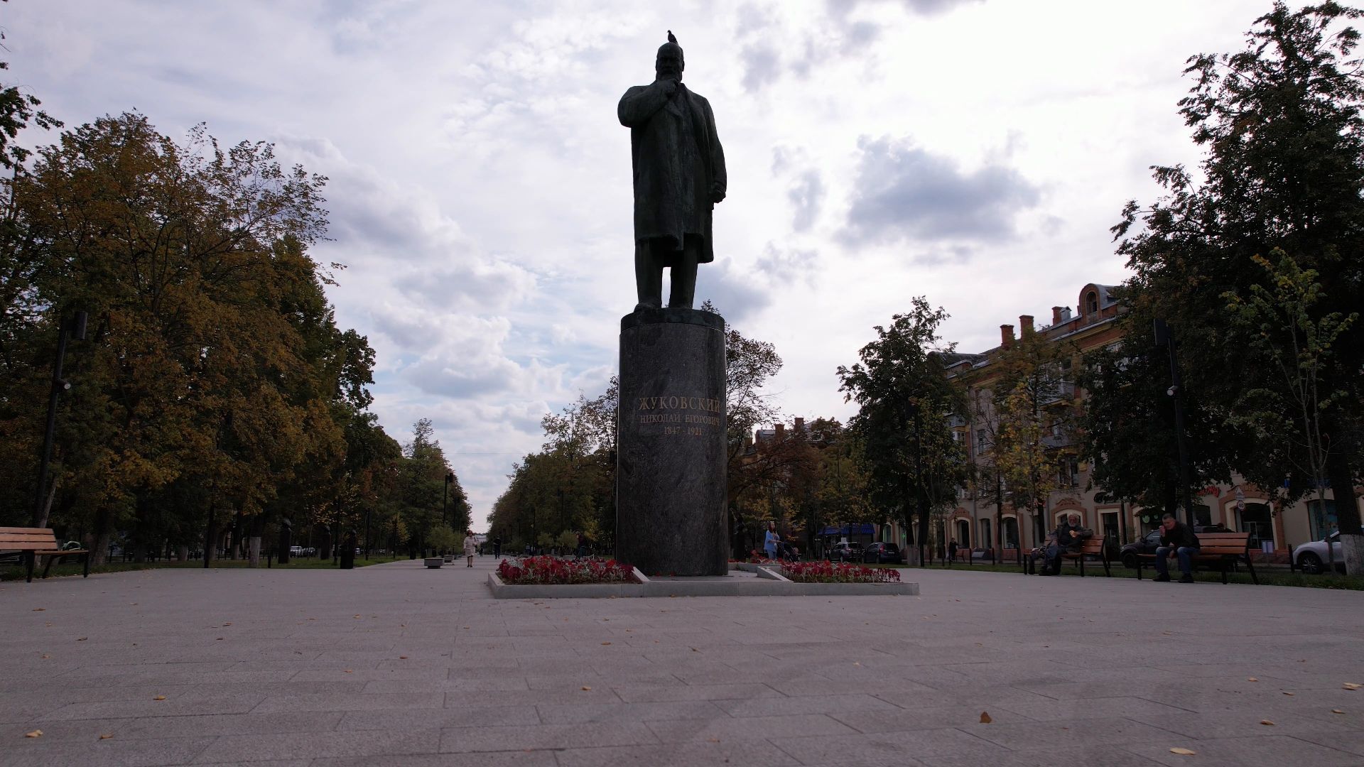 жуковский, благоустройство, история,видео с коптера,