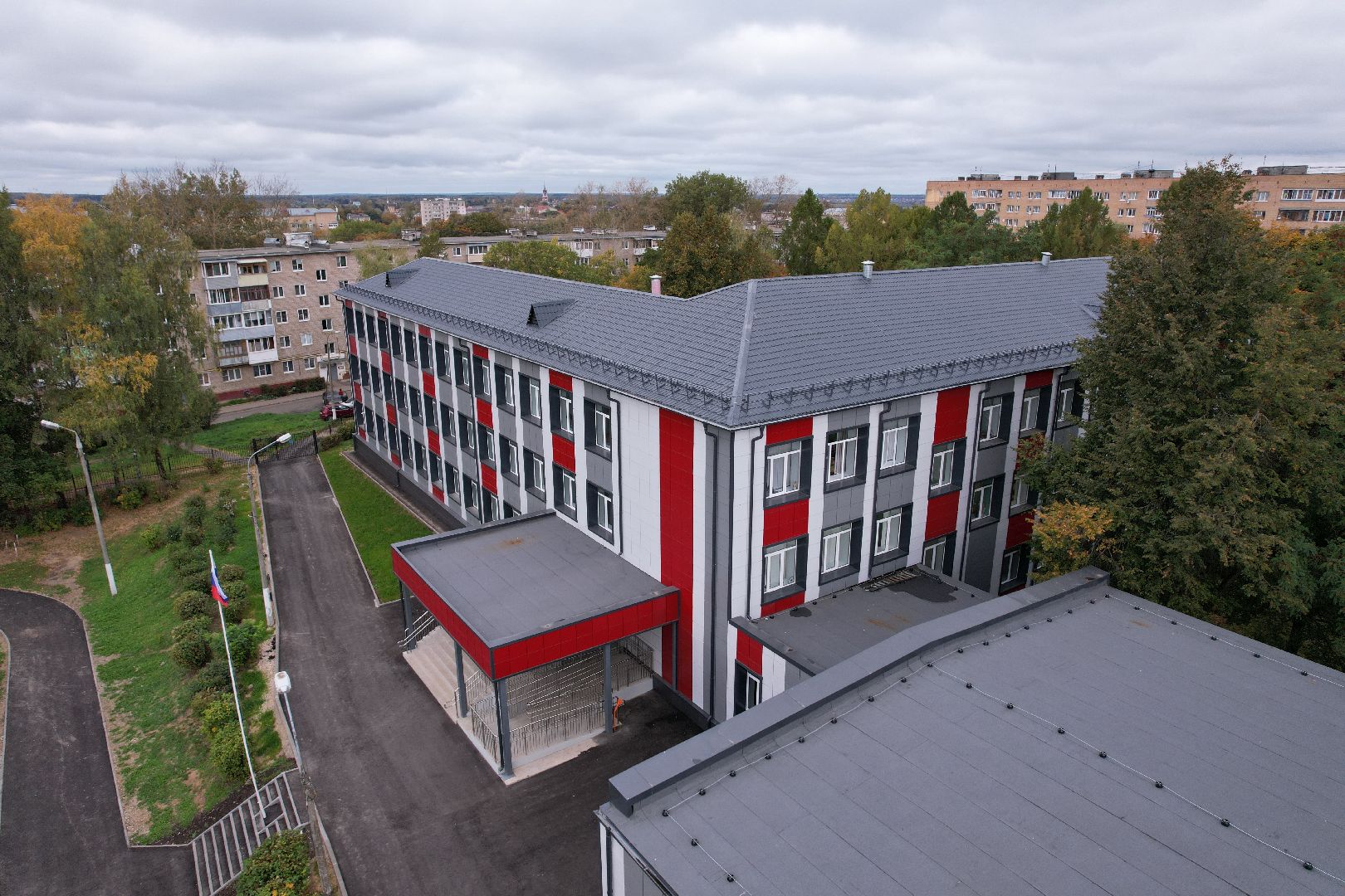 можайск, ремонт, школа,видео с коптера,