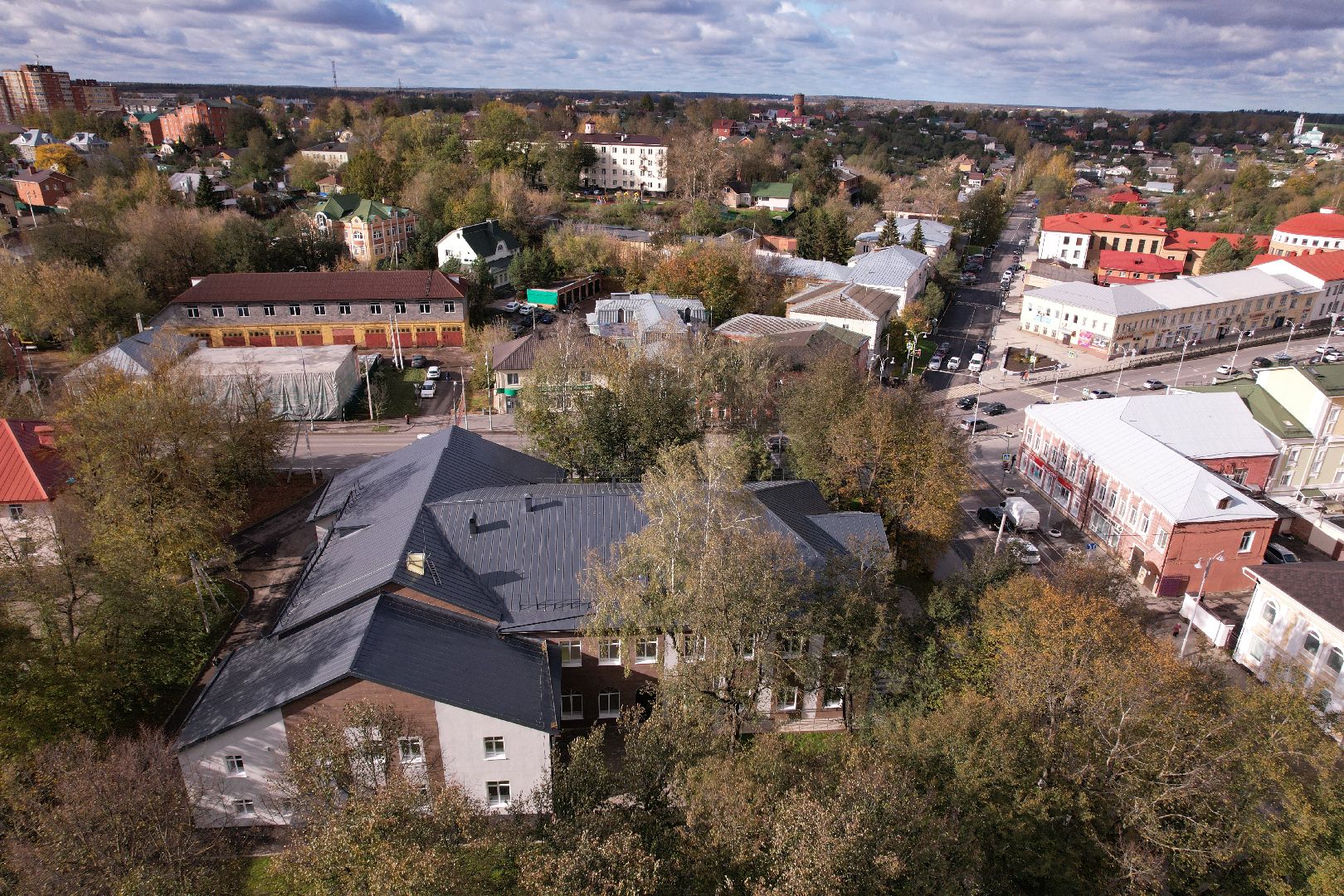 родники, капремонт, волоколамск,видео с коптера,
