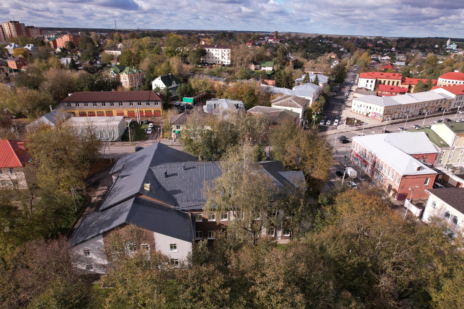 родники, капремонт, волоколамск,видео с коптера,
