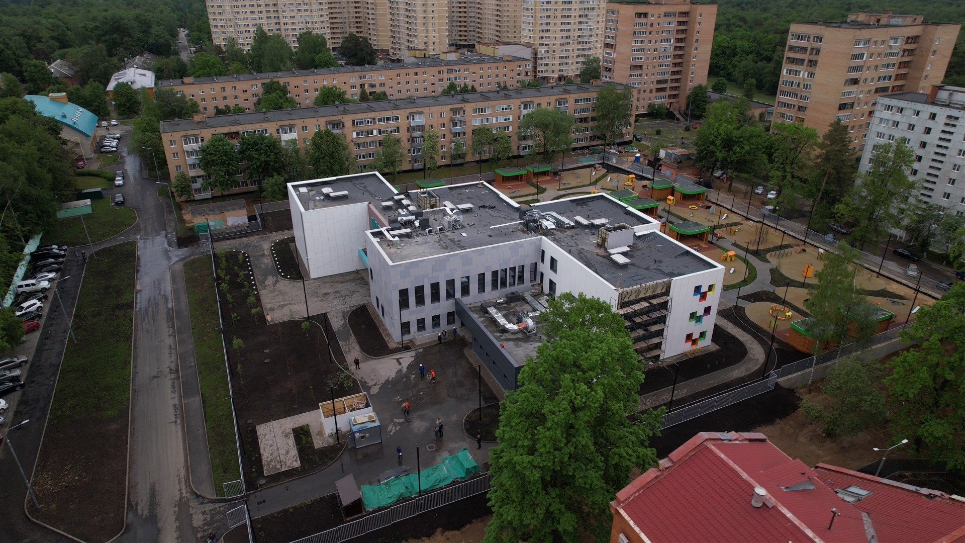 сад, ступино, дети,видео с коптера,