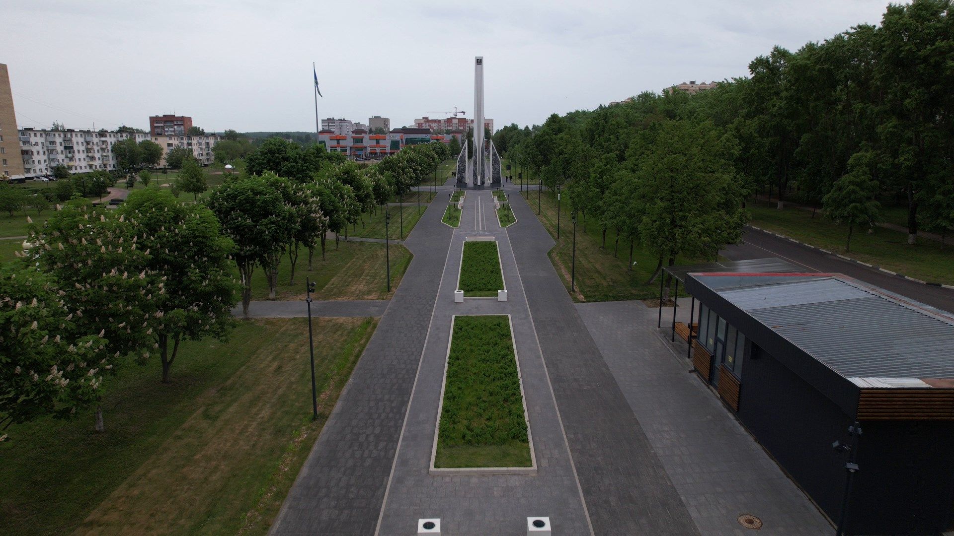 ступино, танки, стела,видео с коптера,