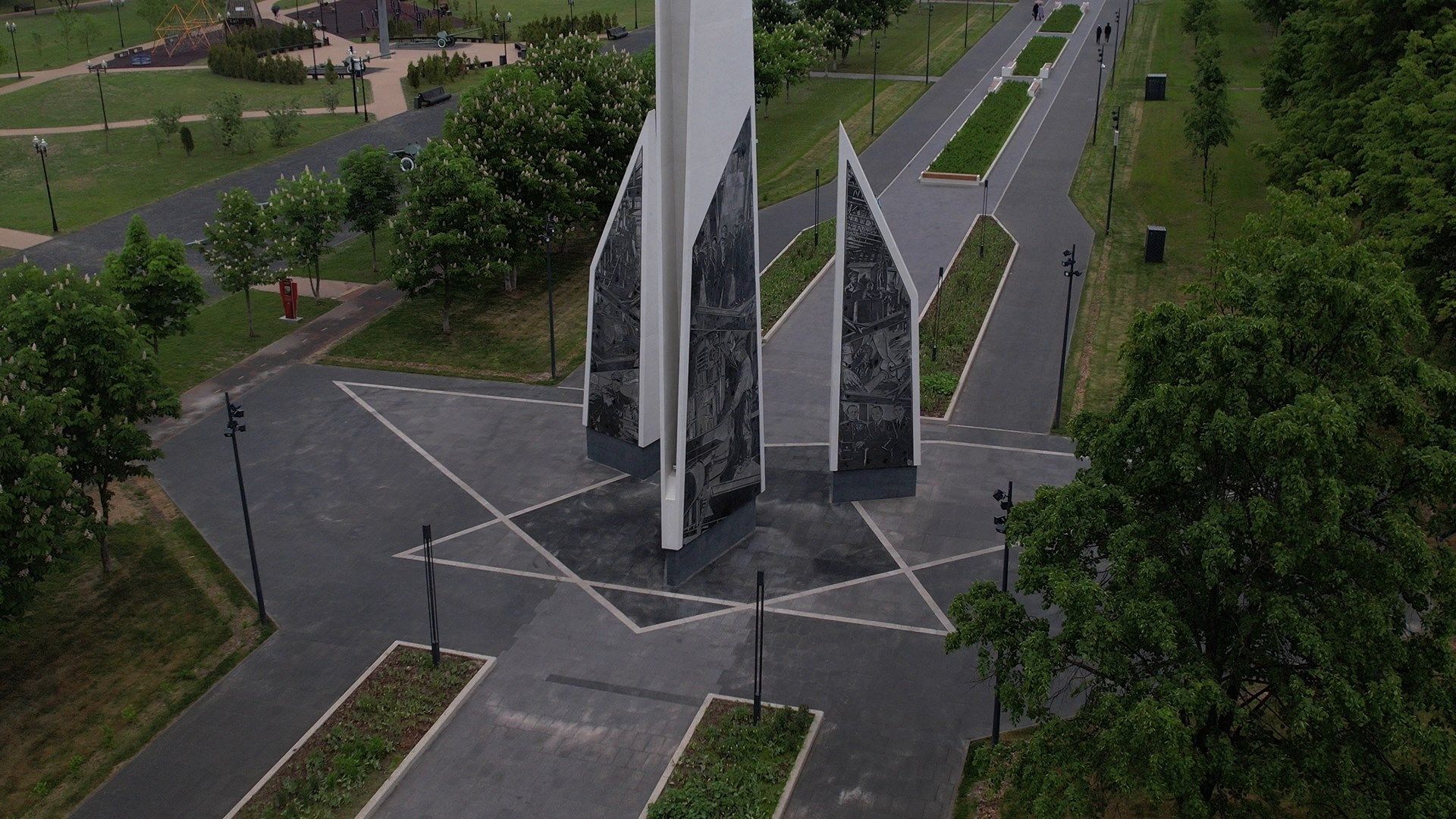 ступино, танки, стела,видео с коптера,