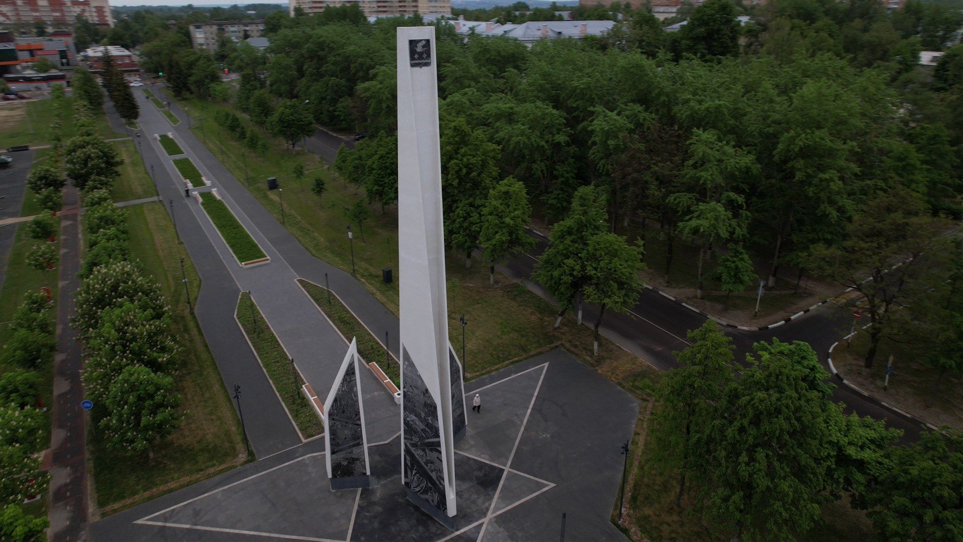 ступино, танки, стела,видео с коптера,