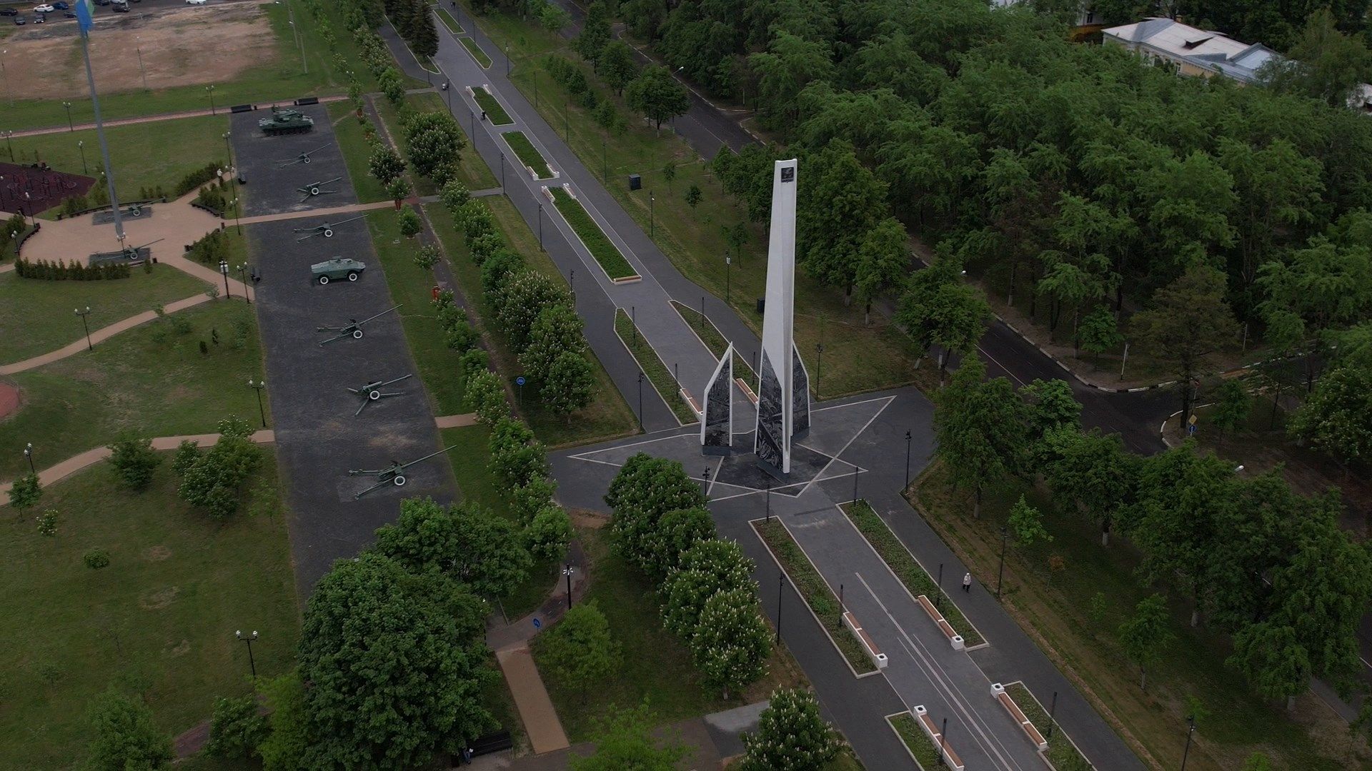 ступино, танки, стела,видео с коптера,