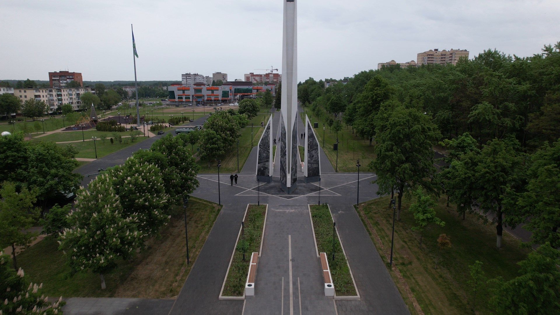 ступино, танки, стела,видео с коптера,