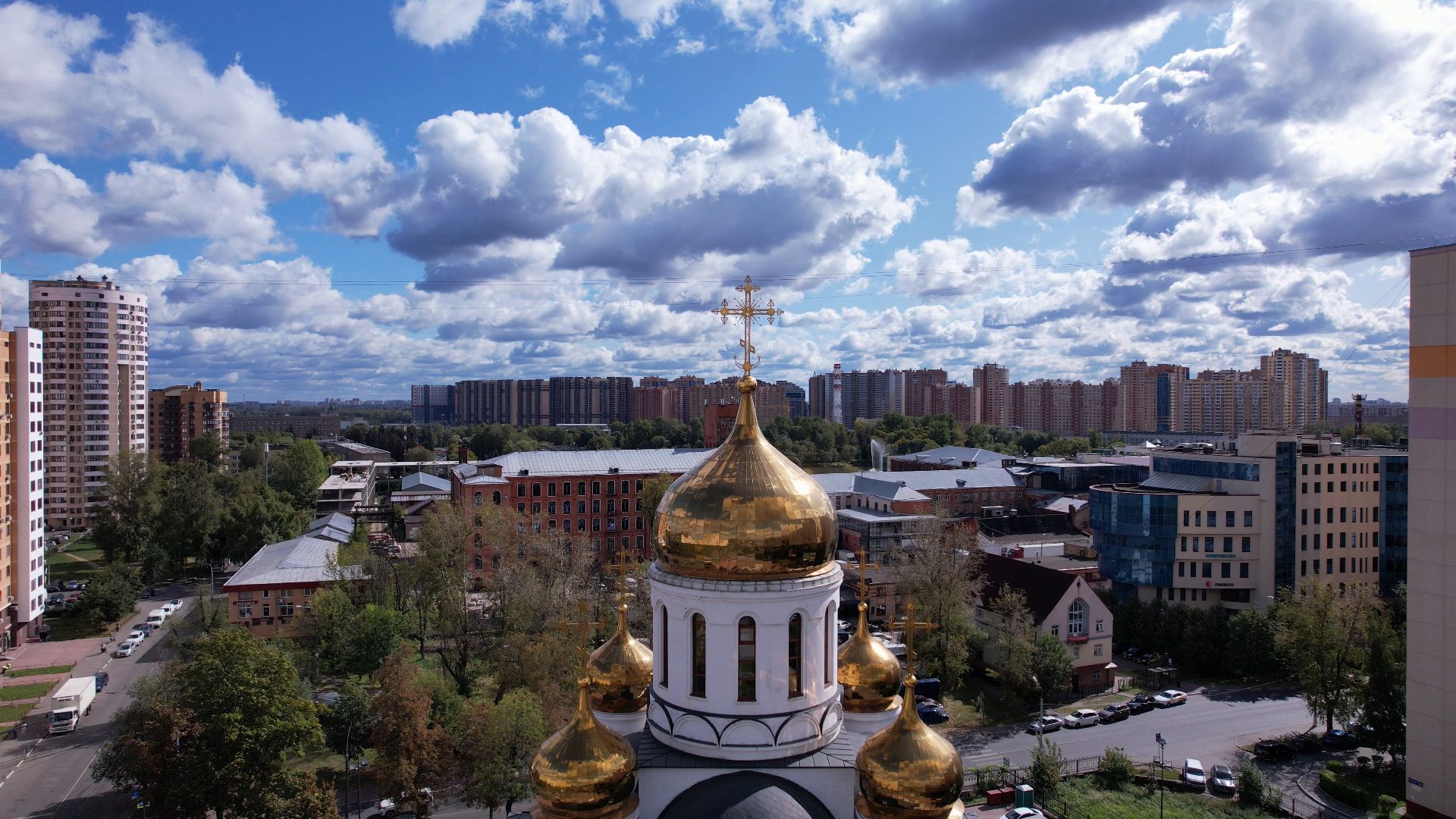 реутов, храм, культура,видео с коптера,