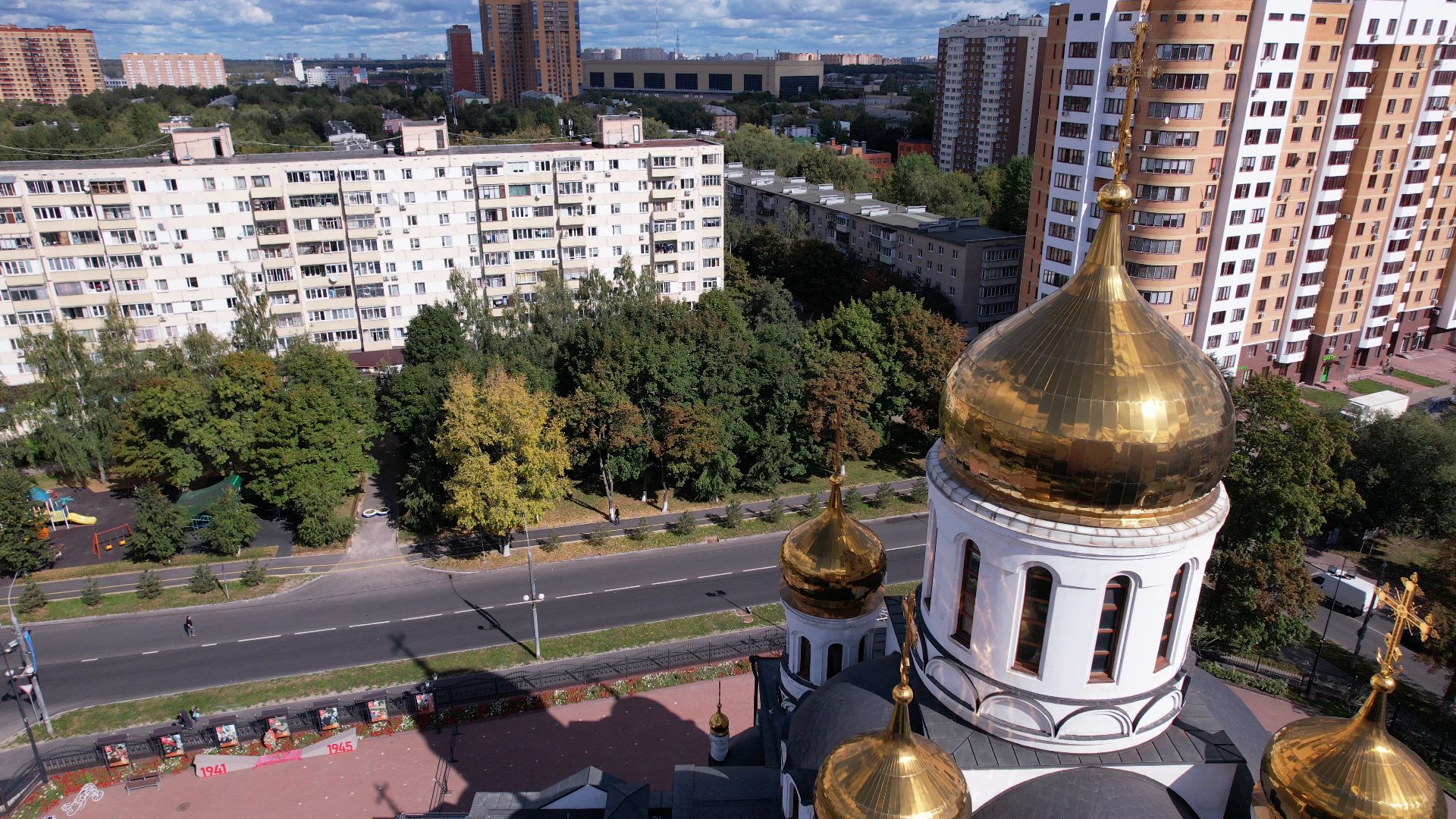 реутов, храм, культура,видео с коптера,