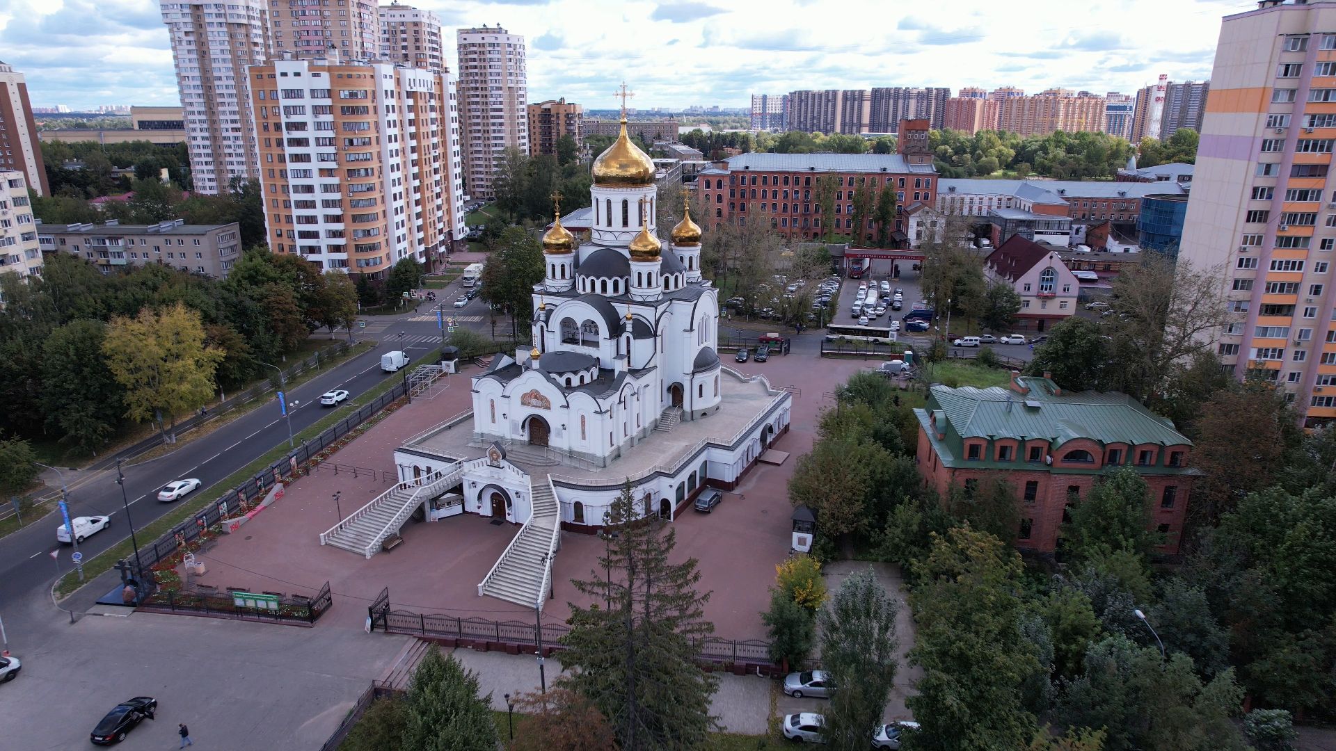 реутов, храм, культура,видео с коптера,