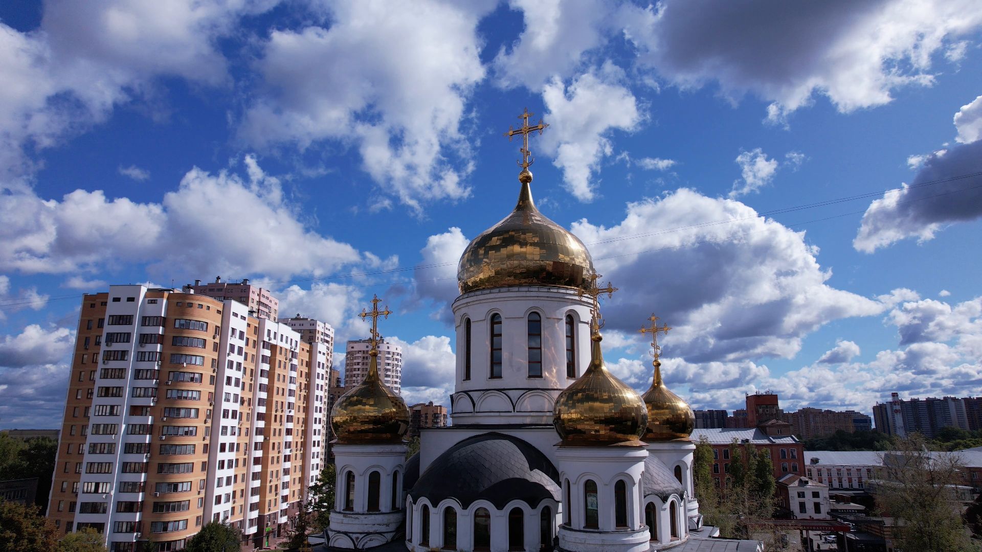 реутов, храм, культура,видео с коптера,