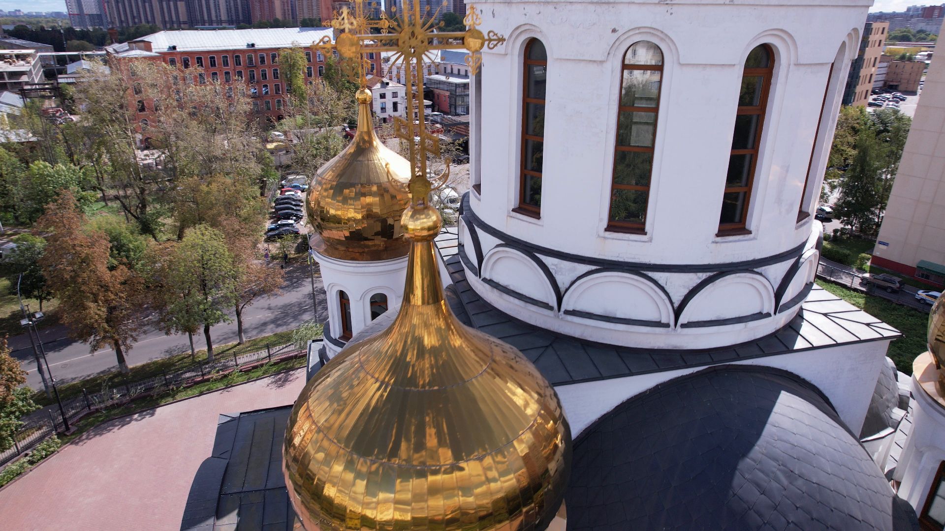 реутов, храм, культура,видео с коптера,