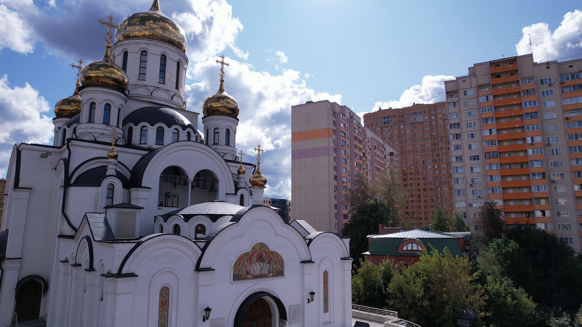 реутов, храм, культура,видео с коптера,