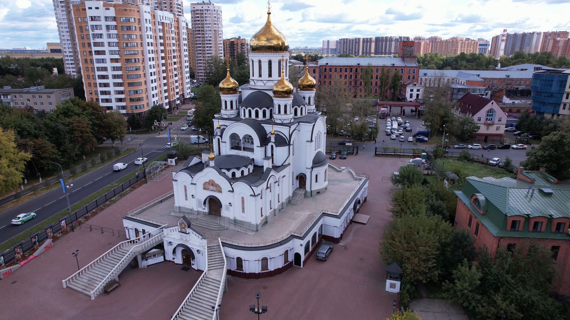 реутов, храм, культура,видео с коптера,