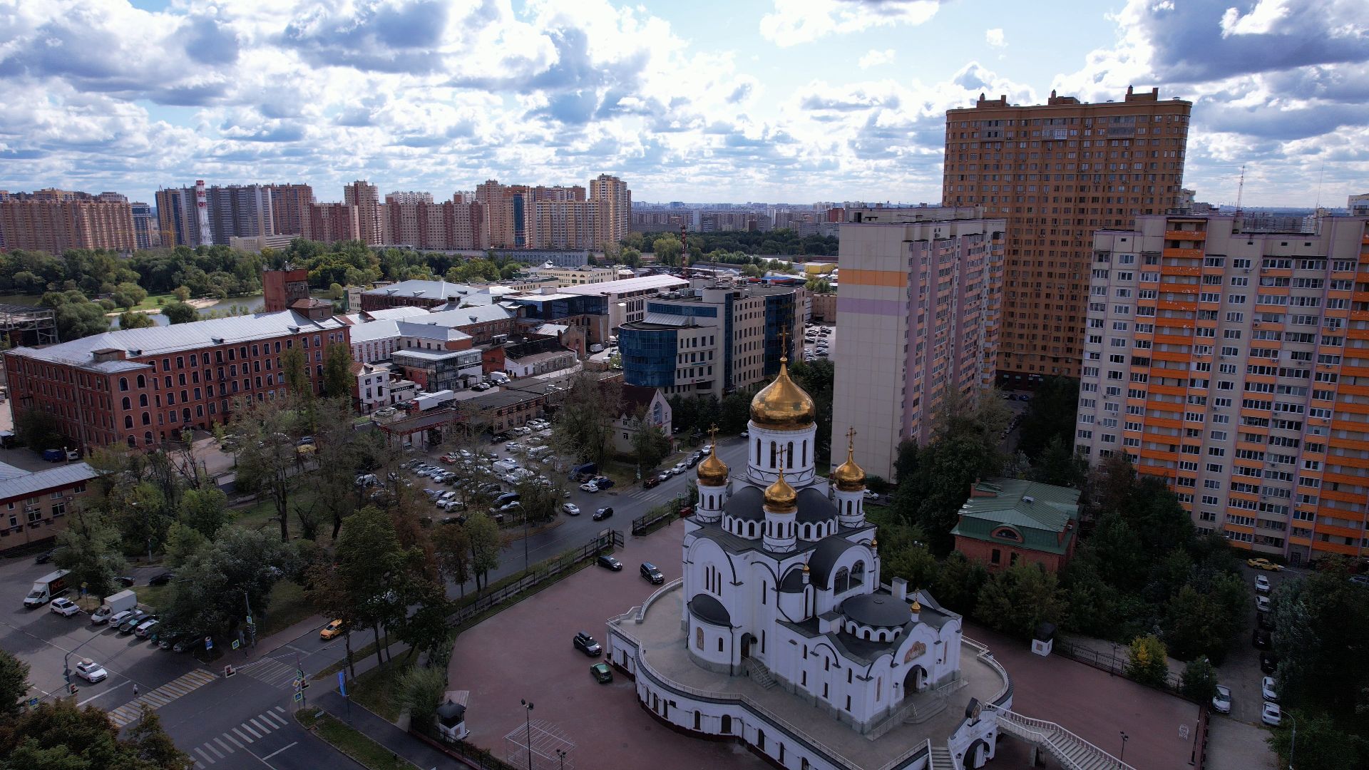 реутов, храм, культура,видео с коптера,