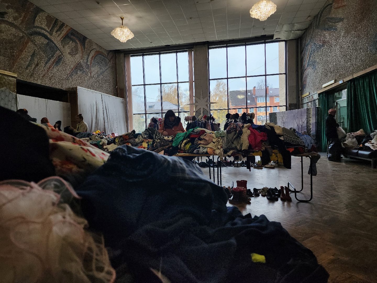 Благотворительность, акция по обмену вещами, Старая Купавна, Богородский городской округ,