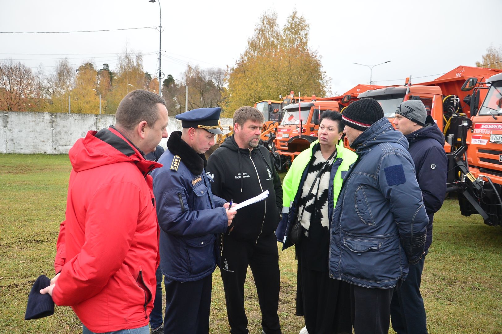Большая Шатура, смотр техники, спецтехника, ЖКХ,