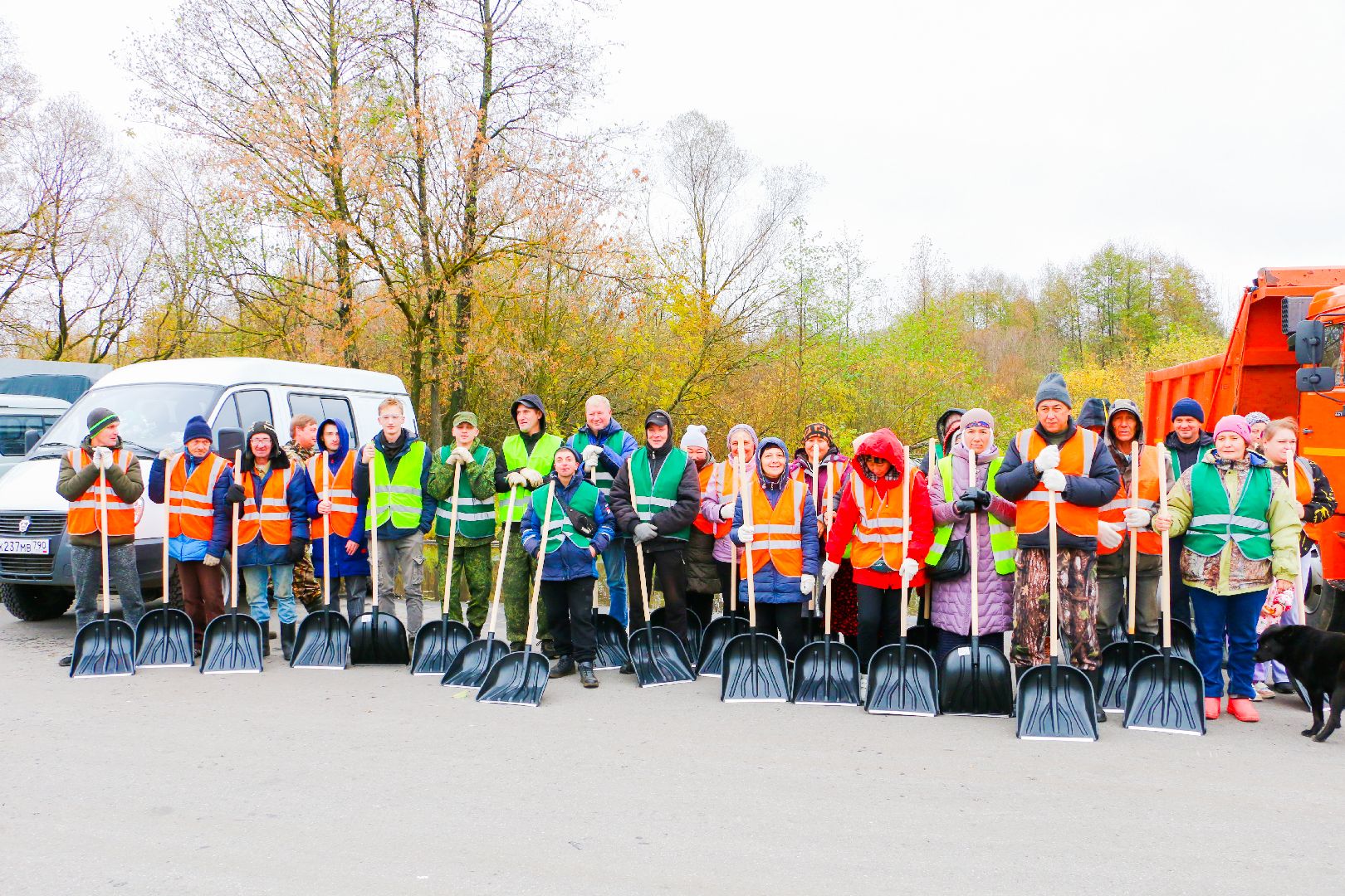 Большая Шатура, смотр техники, спецтехника, ЖКХ,