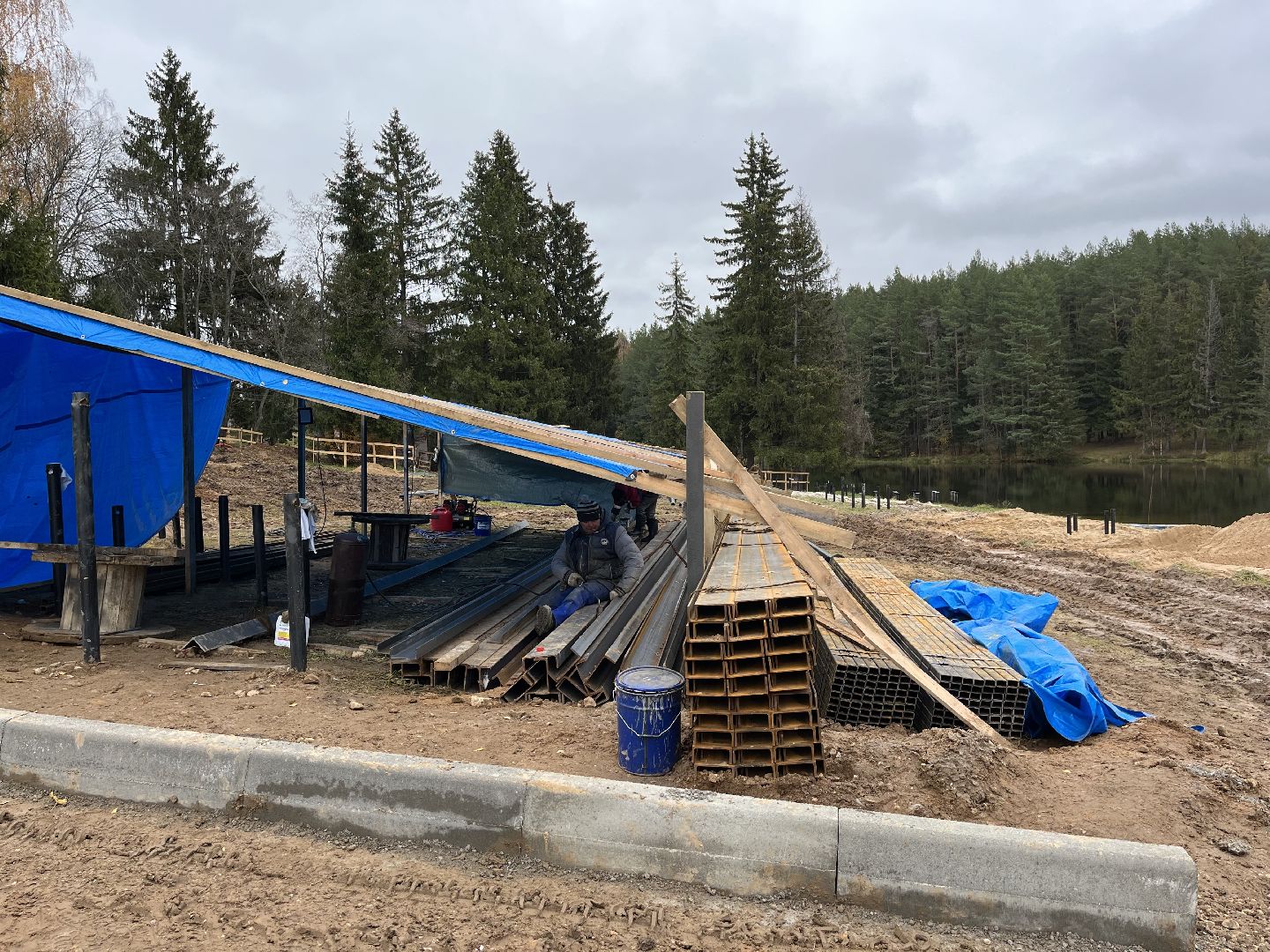 шаховская, плотина, благоуйстройство, строительство,