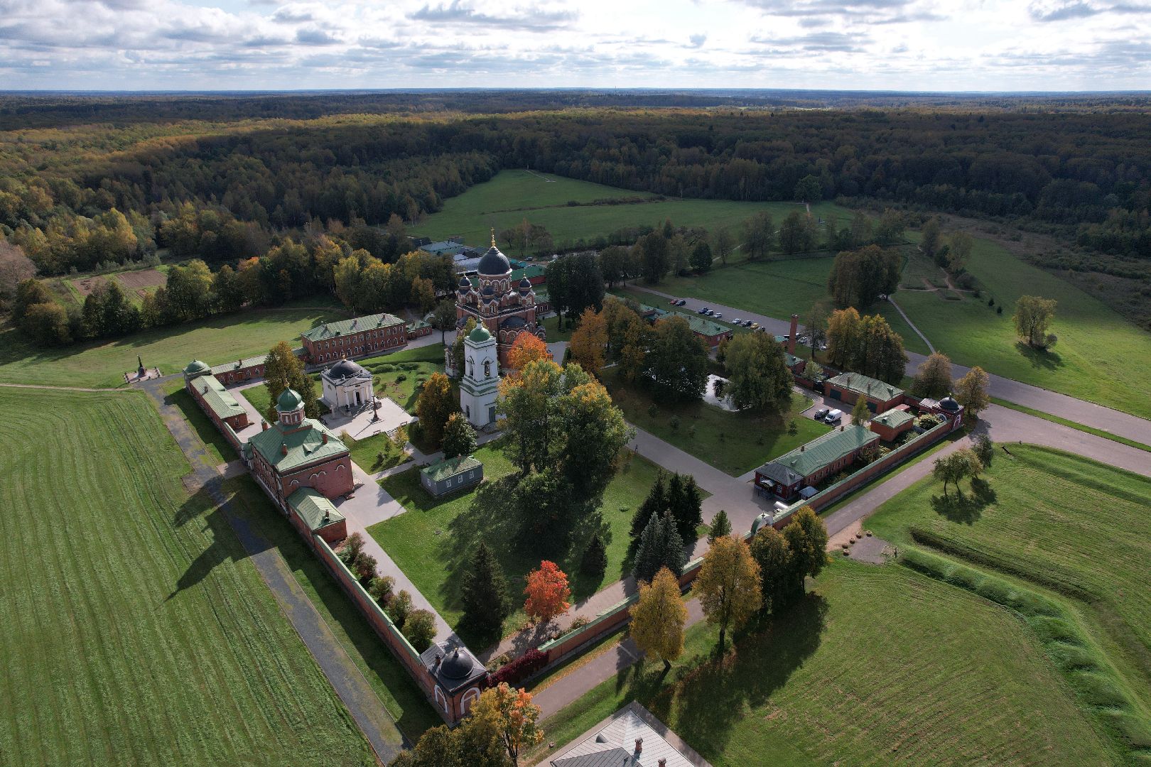 можайск, монастырь, культура,видео с коптера,