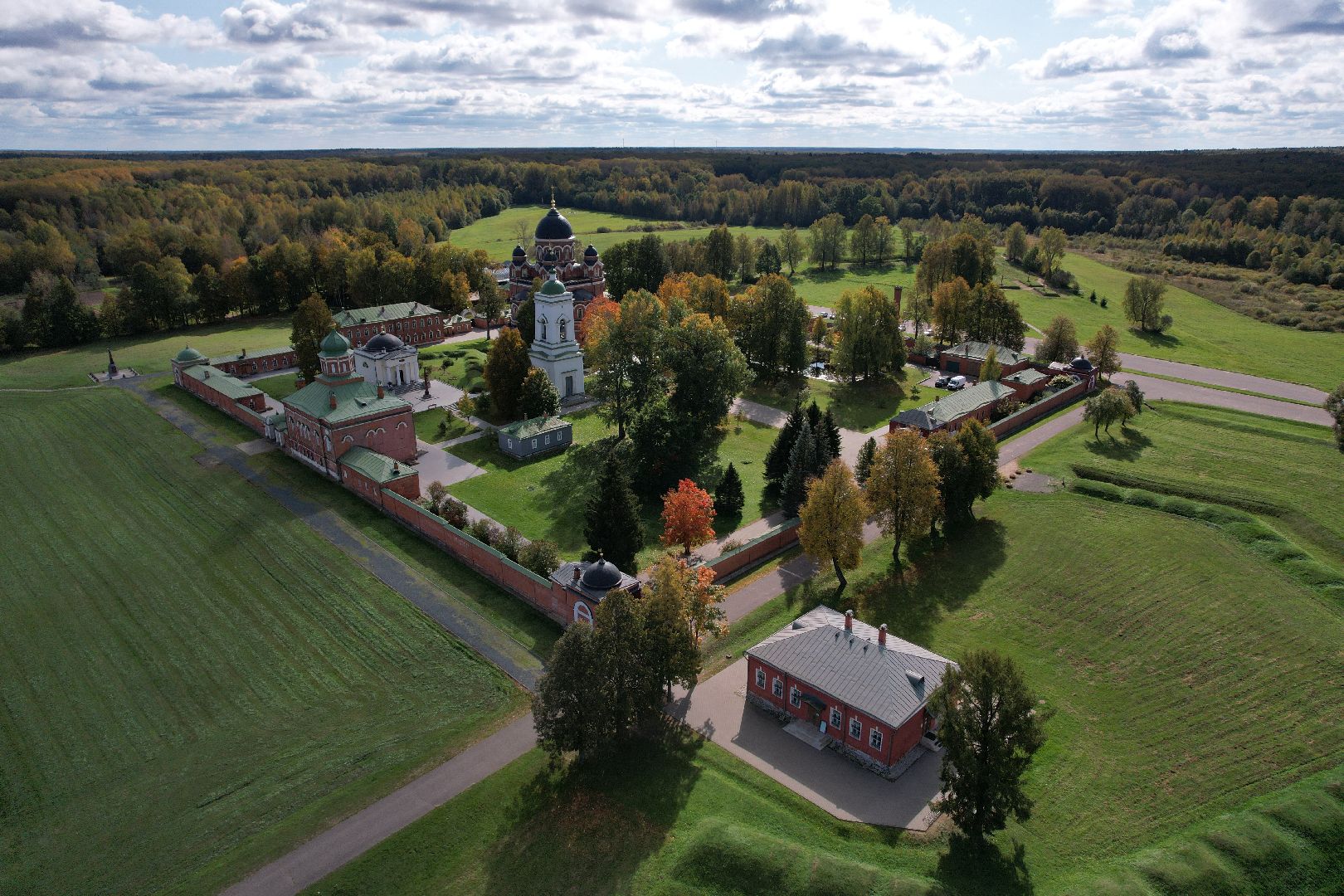можайск, монастырь, культура,видео с коптера,
