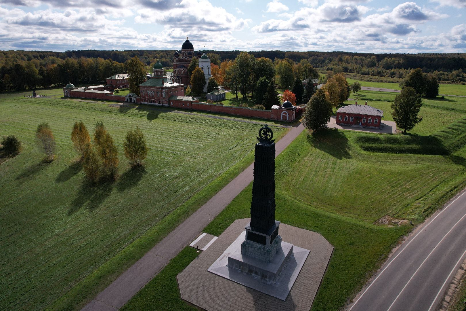 можайск, монастырь, культура,видео с коптера,
