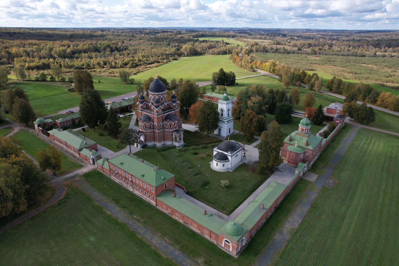 можайск, монастырь, культура,видео с коптера,