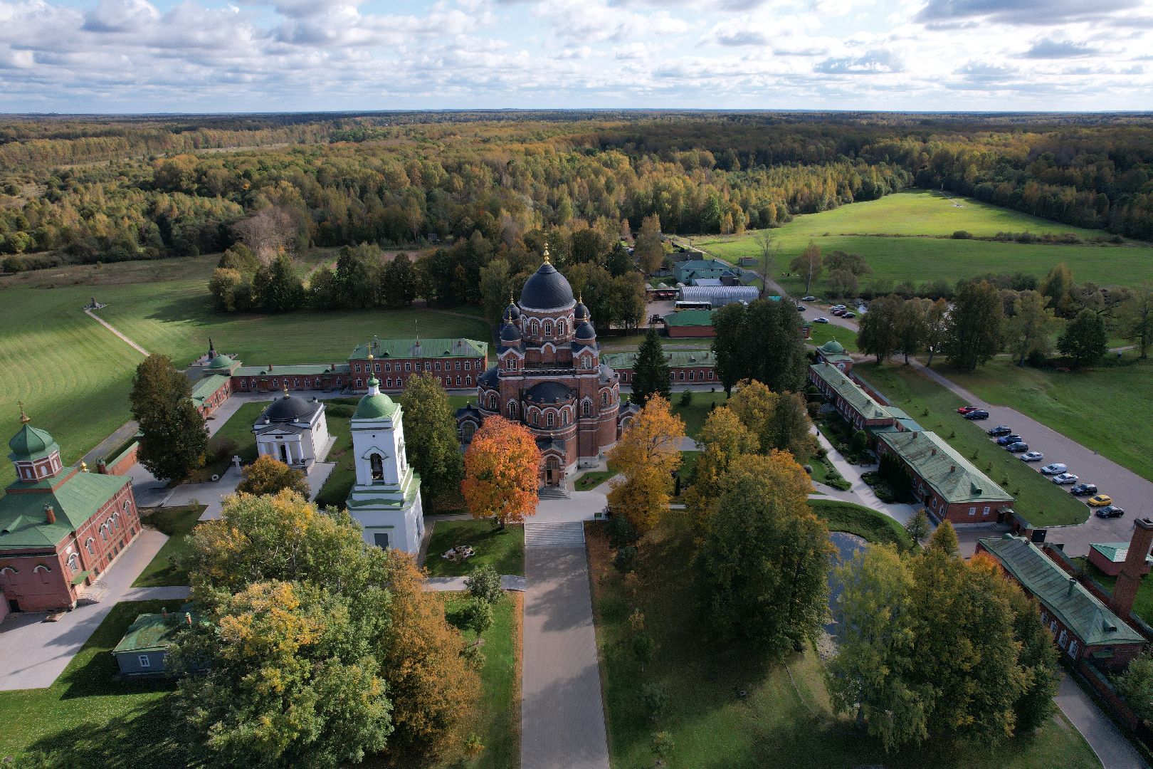 можайск, монастырь, культура,видео с коптера,