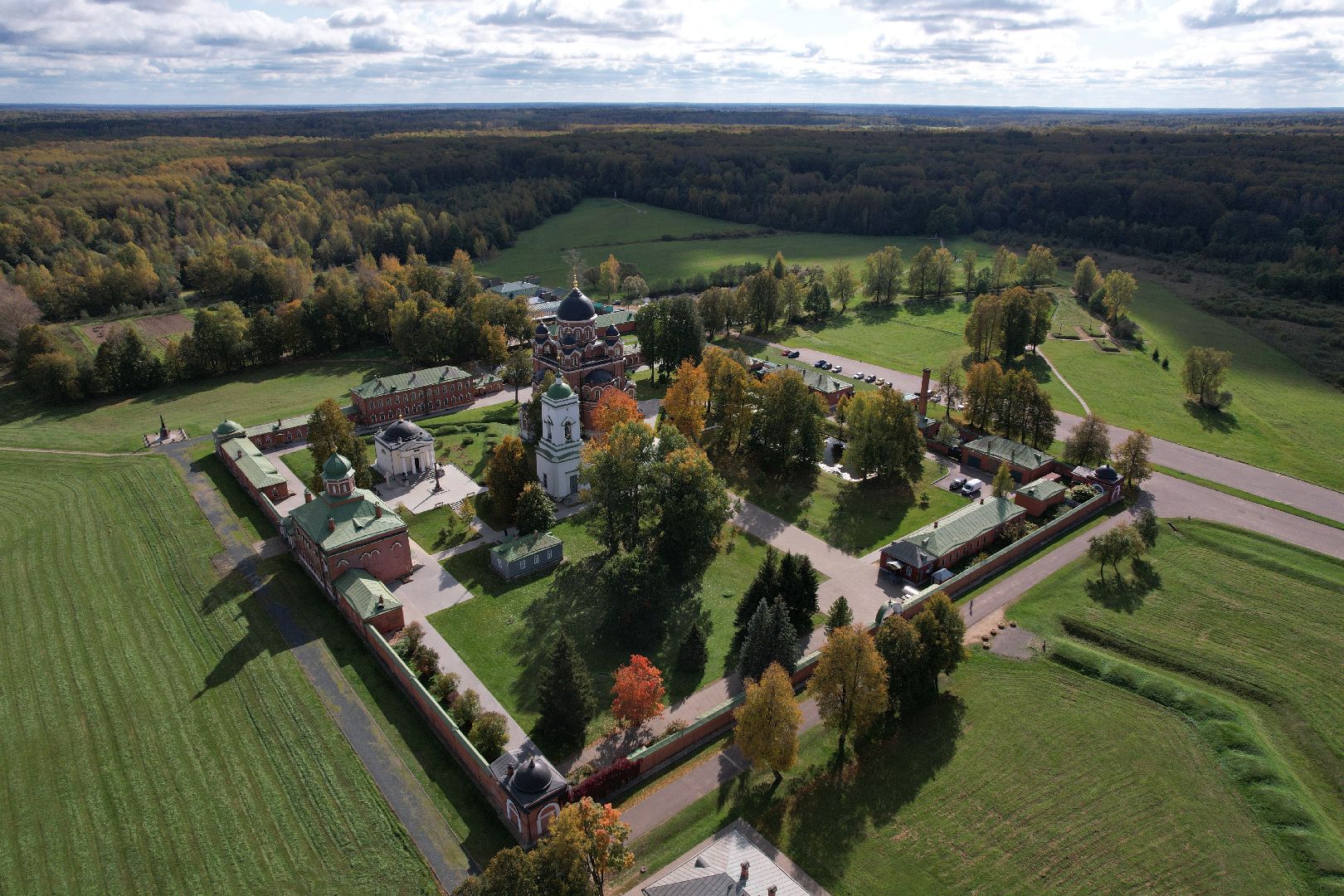 можайск, монастырь, культура,видео с коптера,
