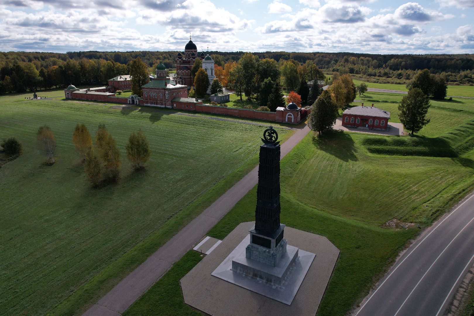 можайск, монастырь, культура,видео с коптера,
