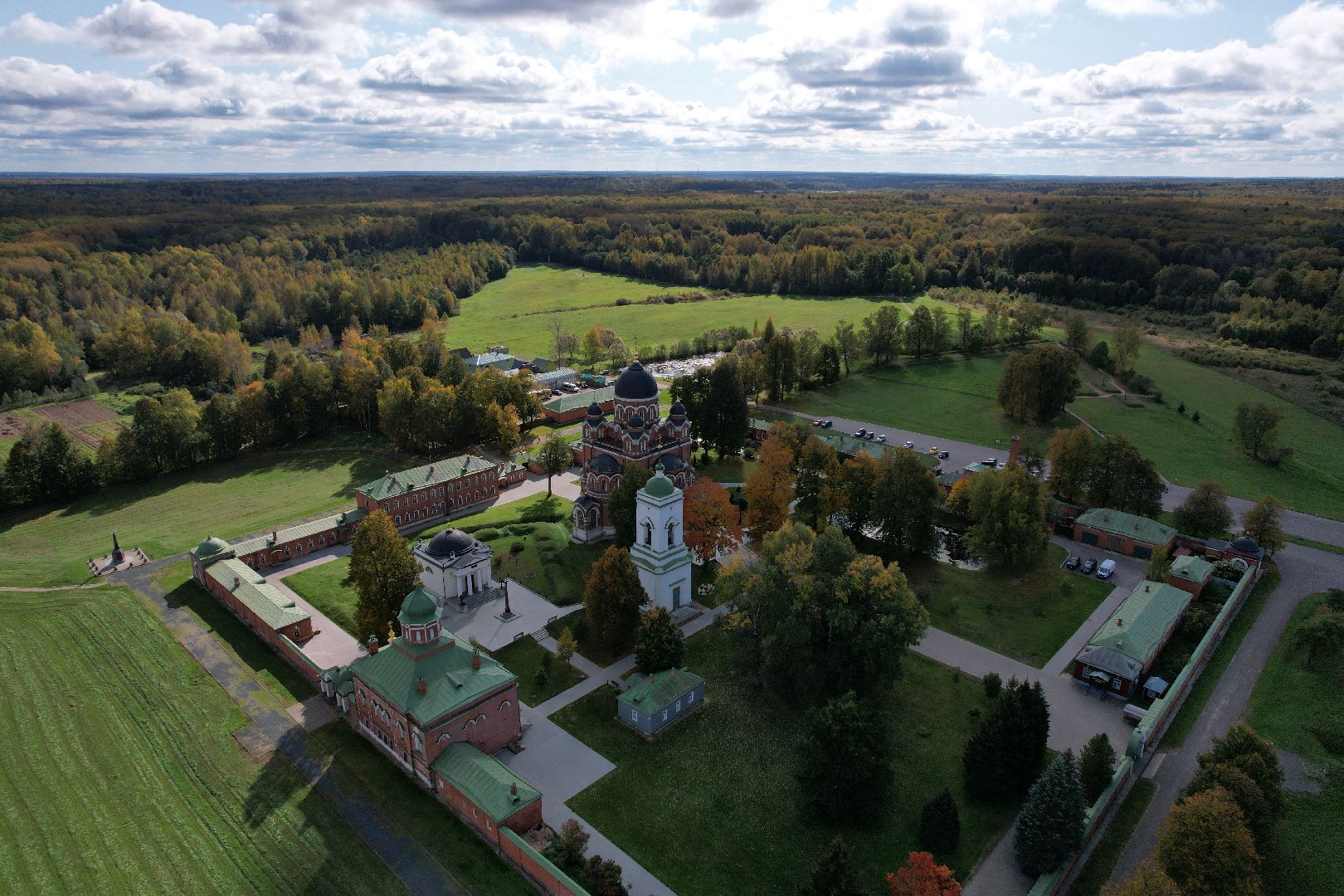 можайск, монастырь, культура,видео с коптера,