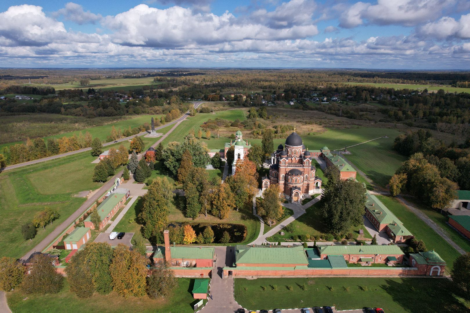 можайск, монастырь, культура,видео с коптера,