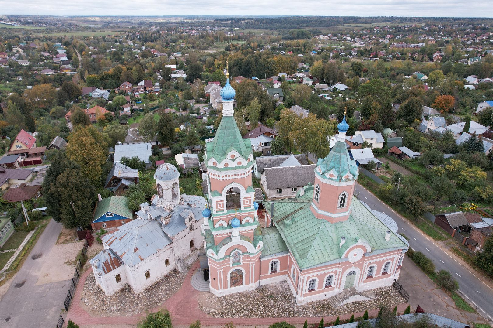 можайск, церковь, история, архитектура,видео с коптера,
