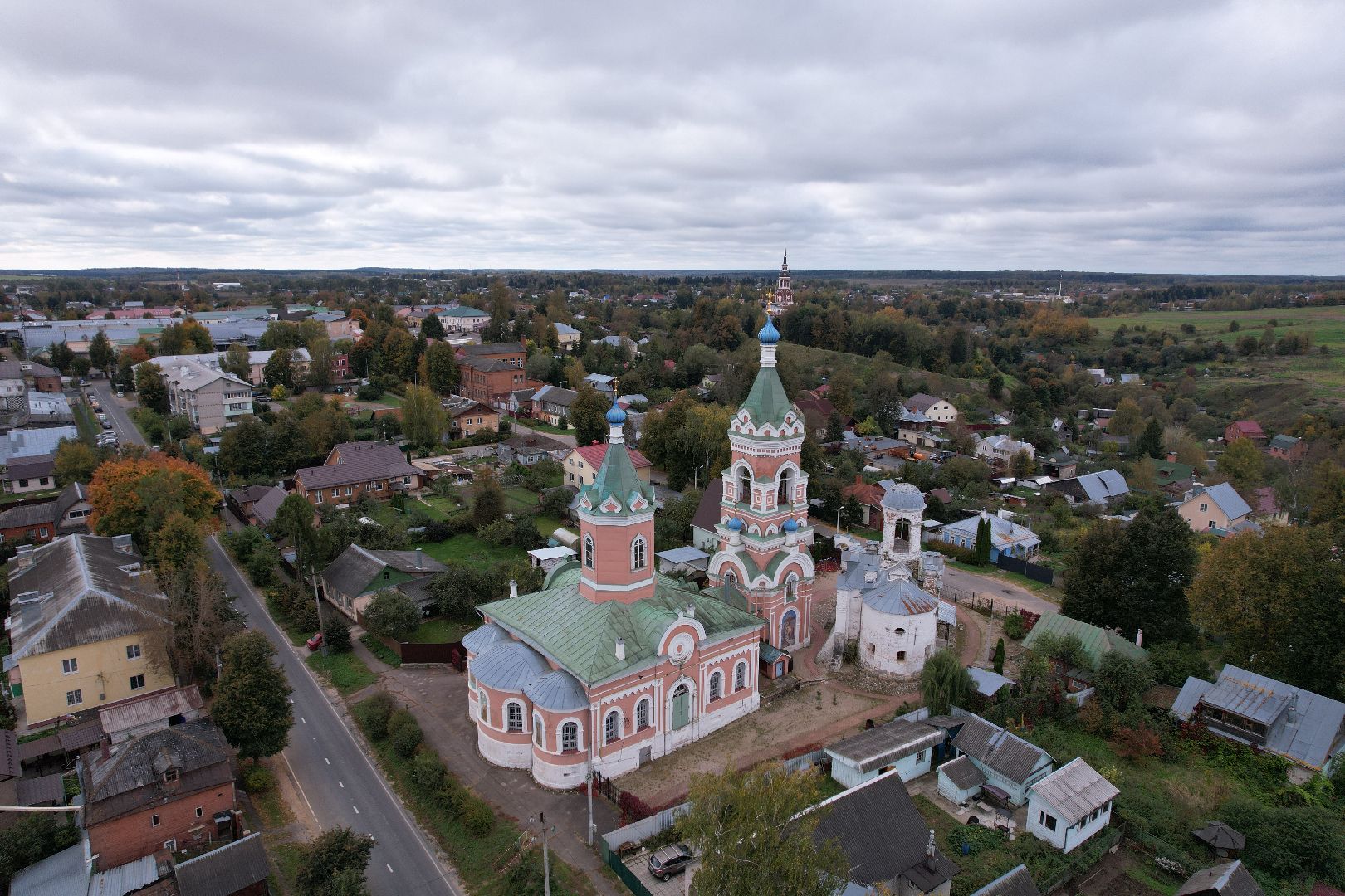 можайск, церковь, история, архитектура,видео с коптера,