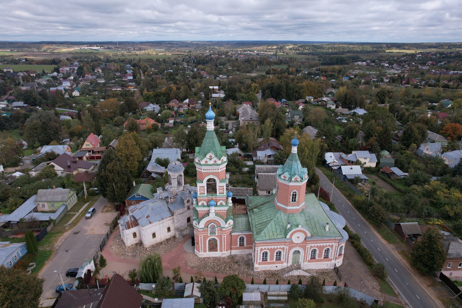 можайск, церковь, история, архитектура,видео с коптера,