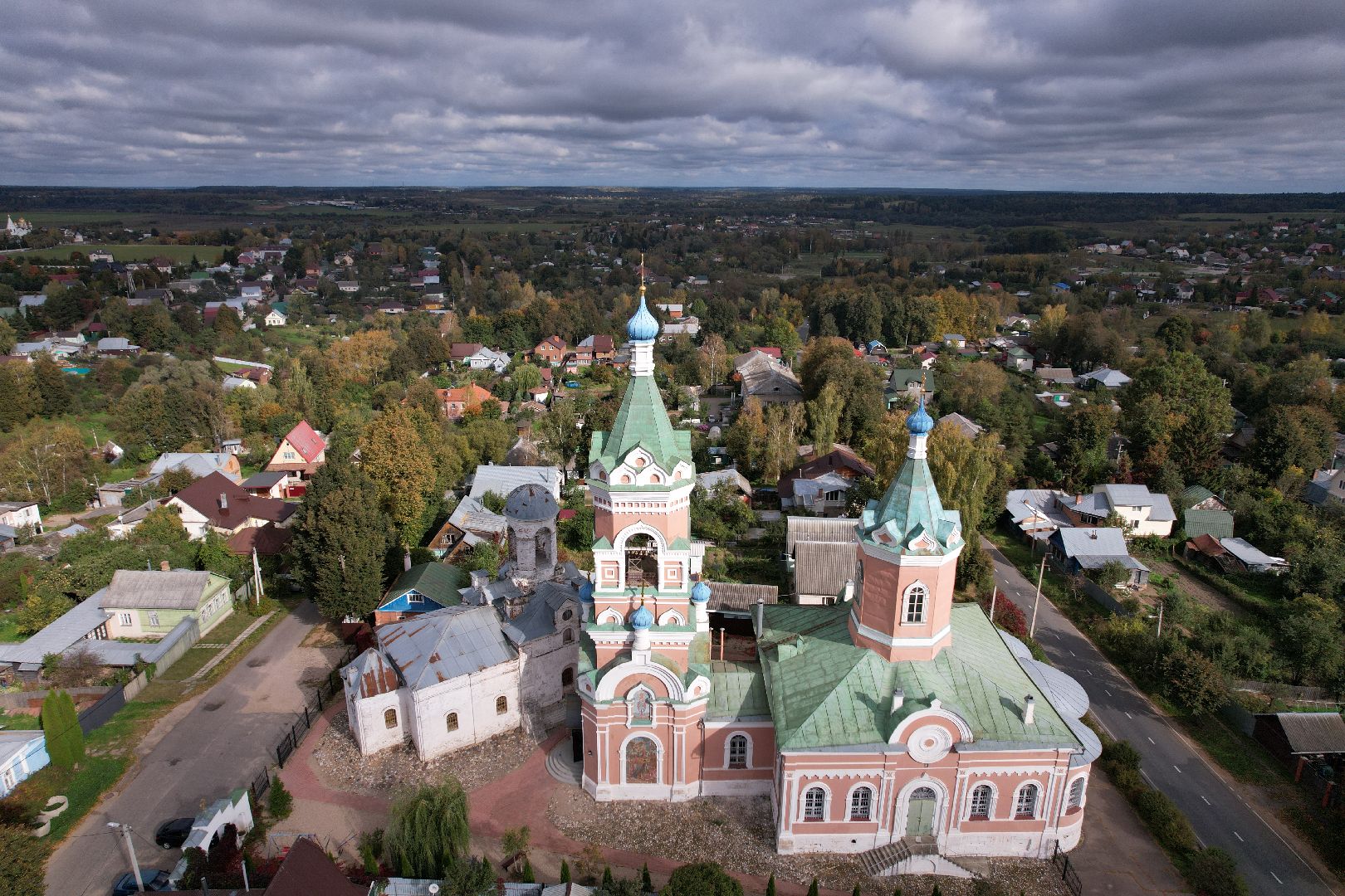 можайск, церковь, история, архитектура,видео с коптера,