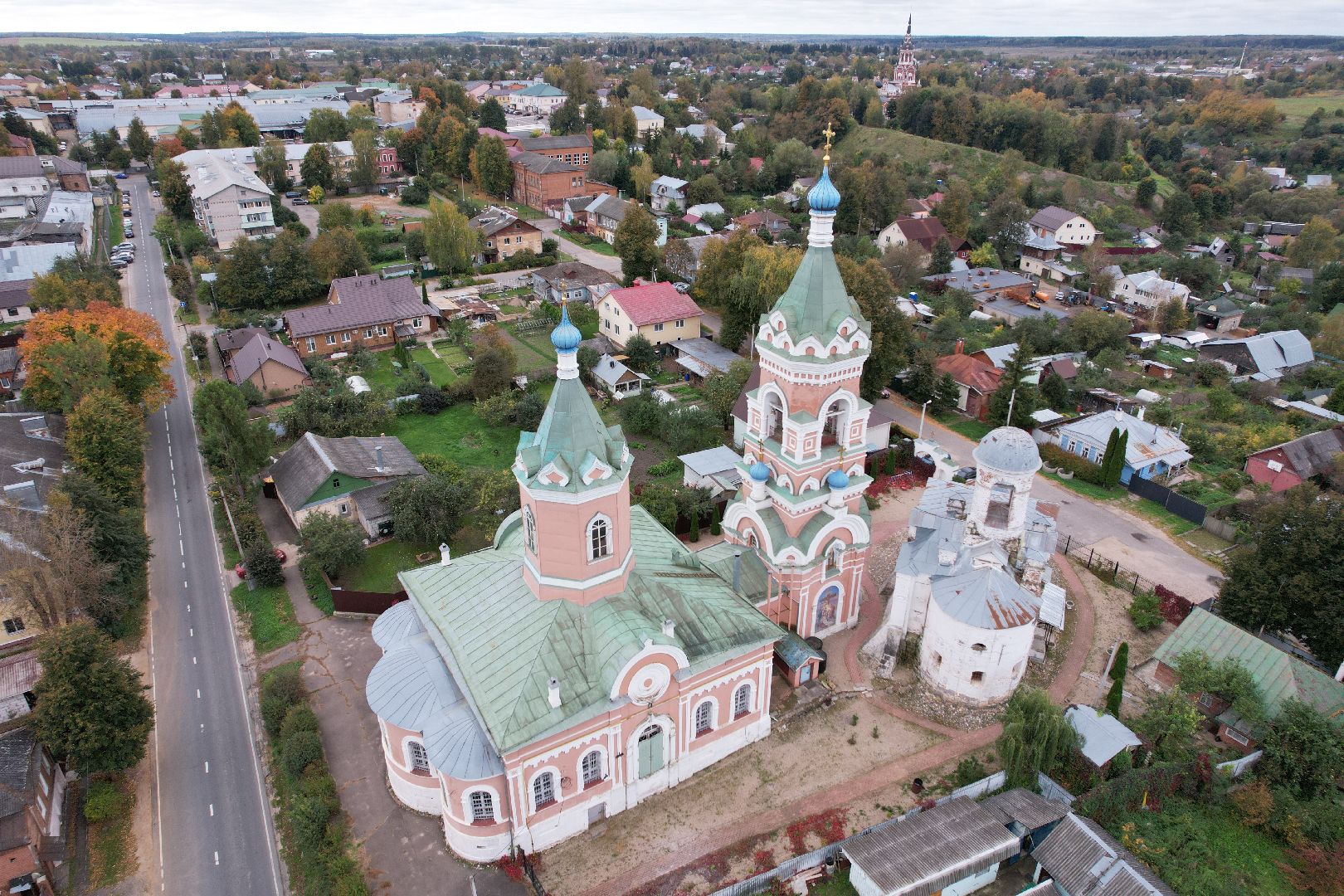 можайск, церковь, история, архитектура,видео с коптера,