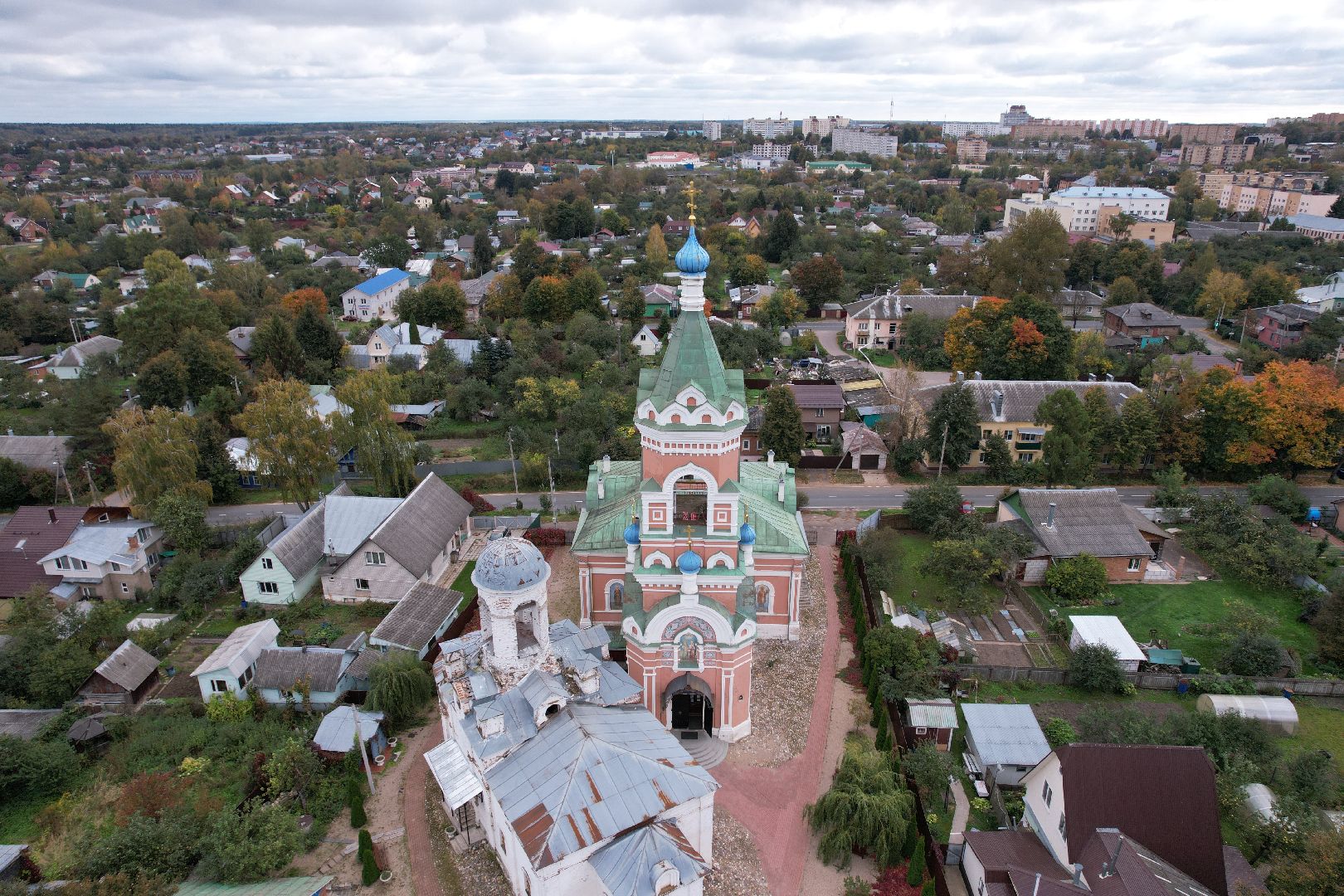 можайск, церковь, история, архитектура,видео с коптера,