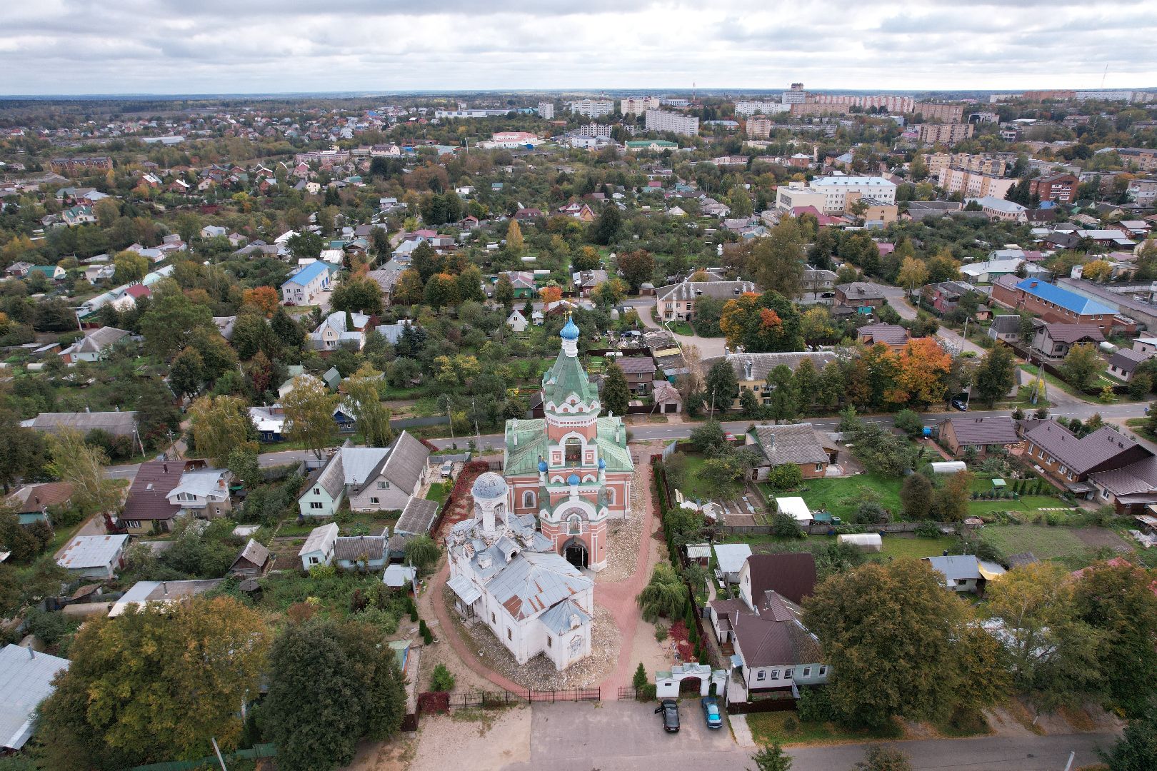 можайск, церковь, история, архитектура,видео с коптера,