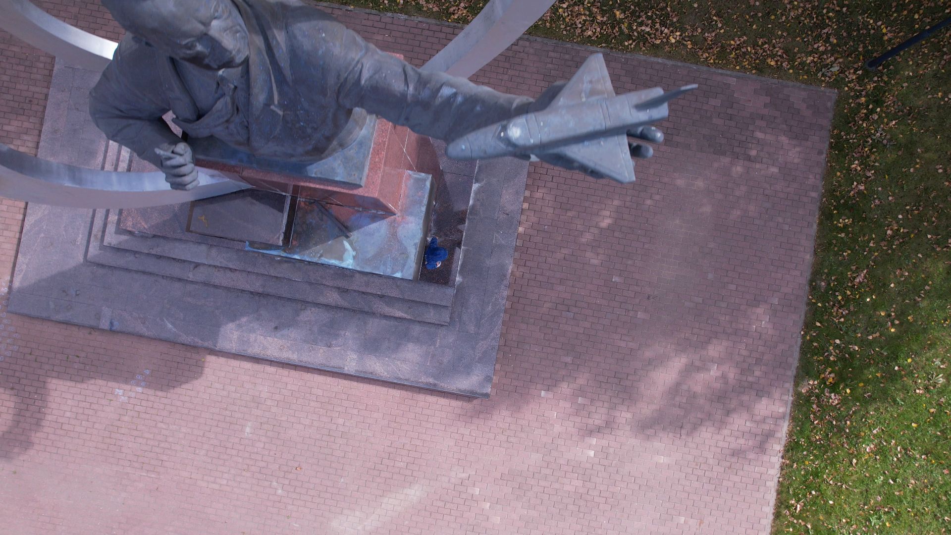 реутов, памятник, наука,видео с коптера,