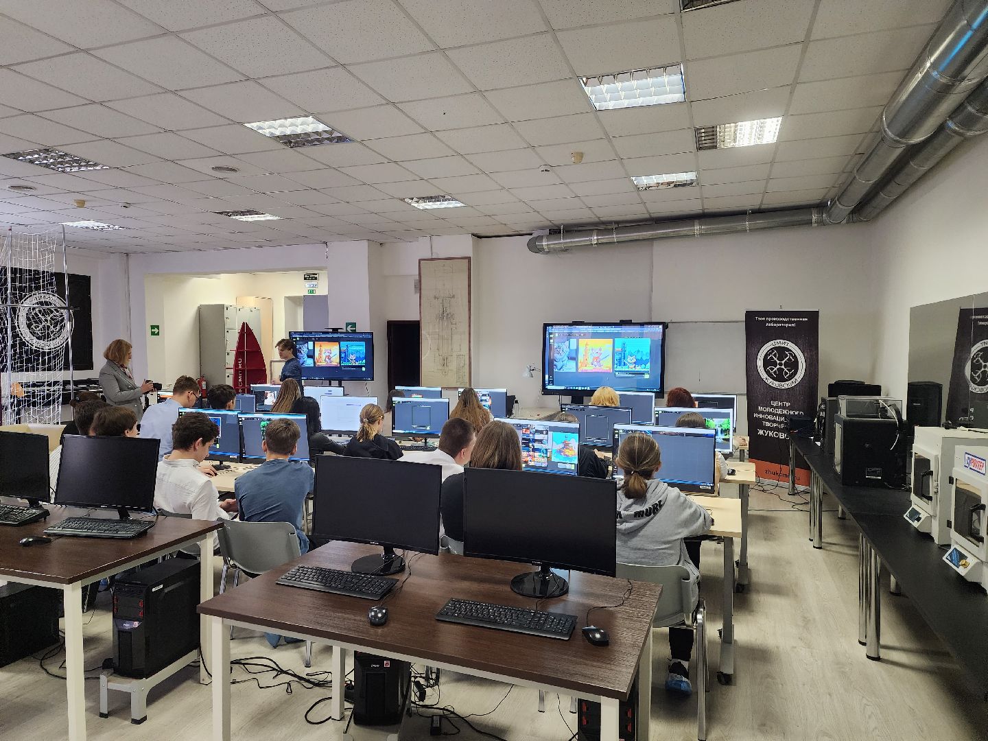 ЦМИТ Жуковский, профпробы, Савенкова,движение первых,