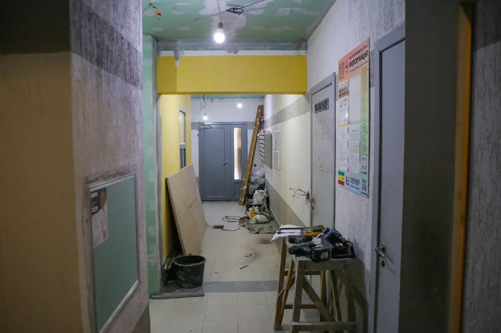 химки, жкх, ремонт подъездов, дизайнерский подъезд,