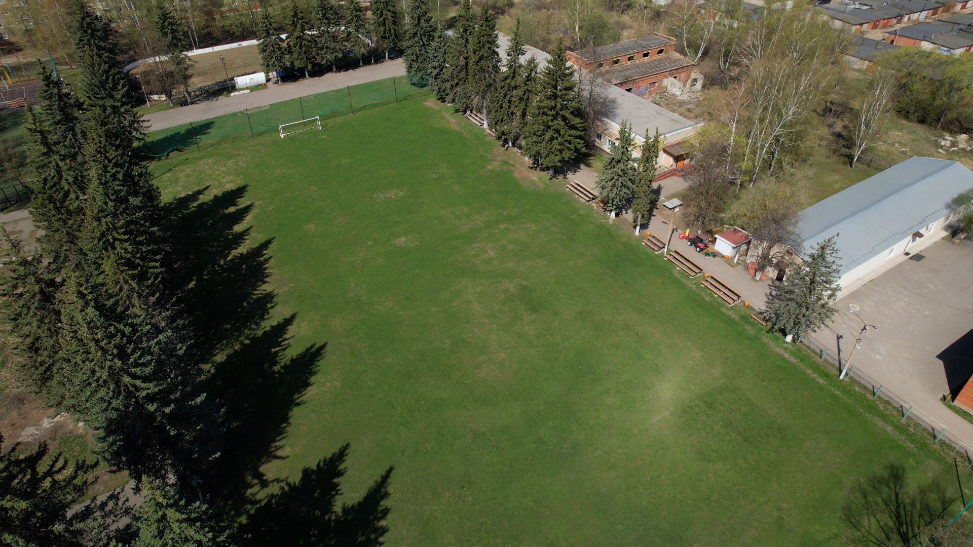 спорт, воскресенск, горняк,видео с коптера,