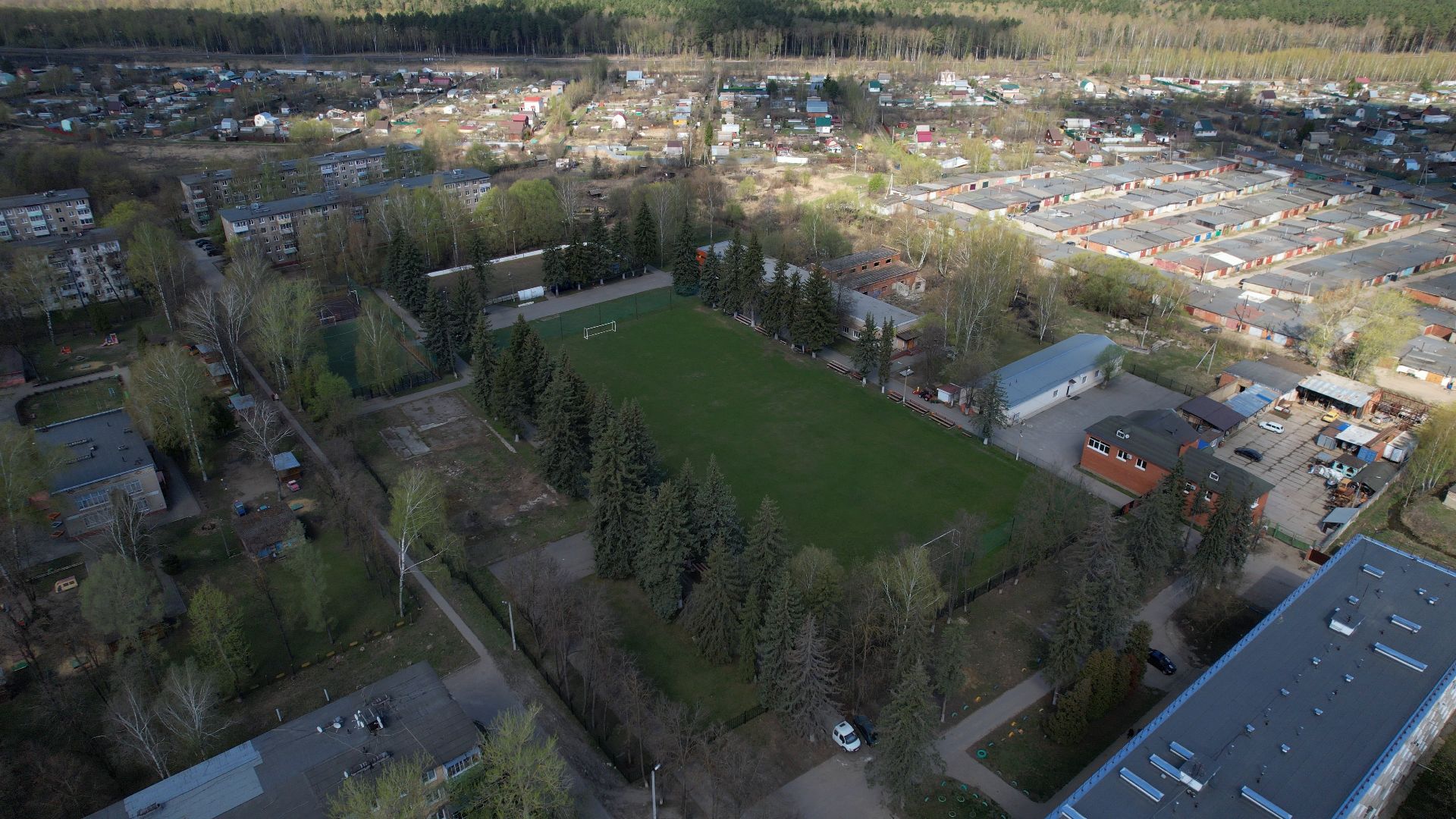 спорт, воскресенск, горняк,видео с коптера,