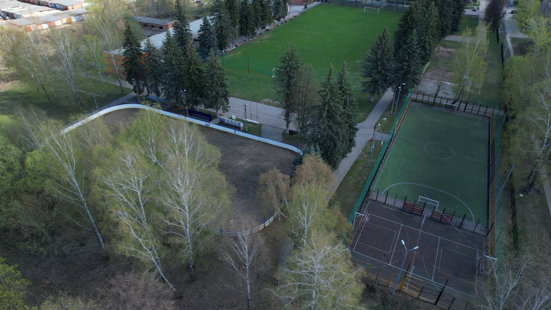 спорт, воскресенск, горняк,видео с коптера,