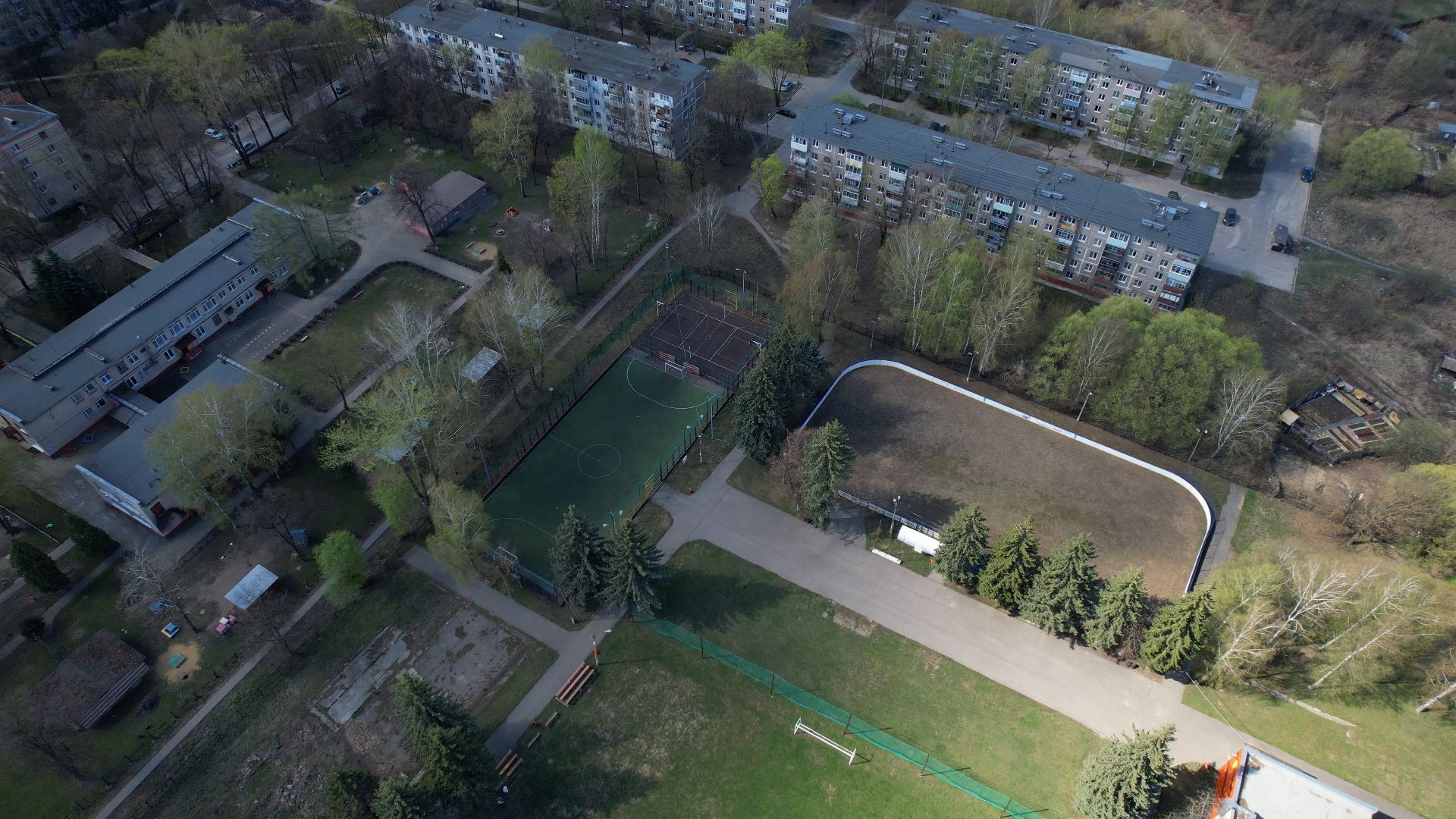 спорт, воскресенск, горняк,видео с коптера,