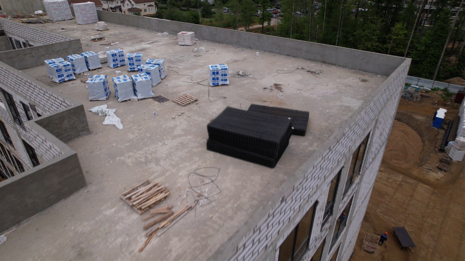 школа, ступино, стройка,видео с коптера,