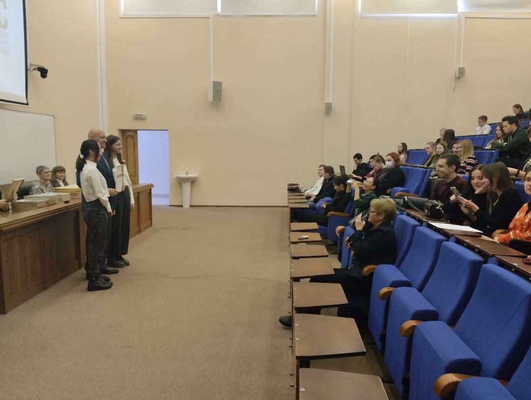 Награждение, студенты