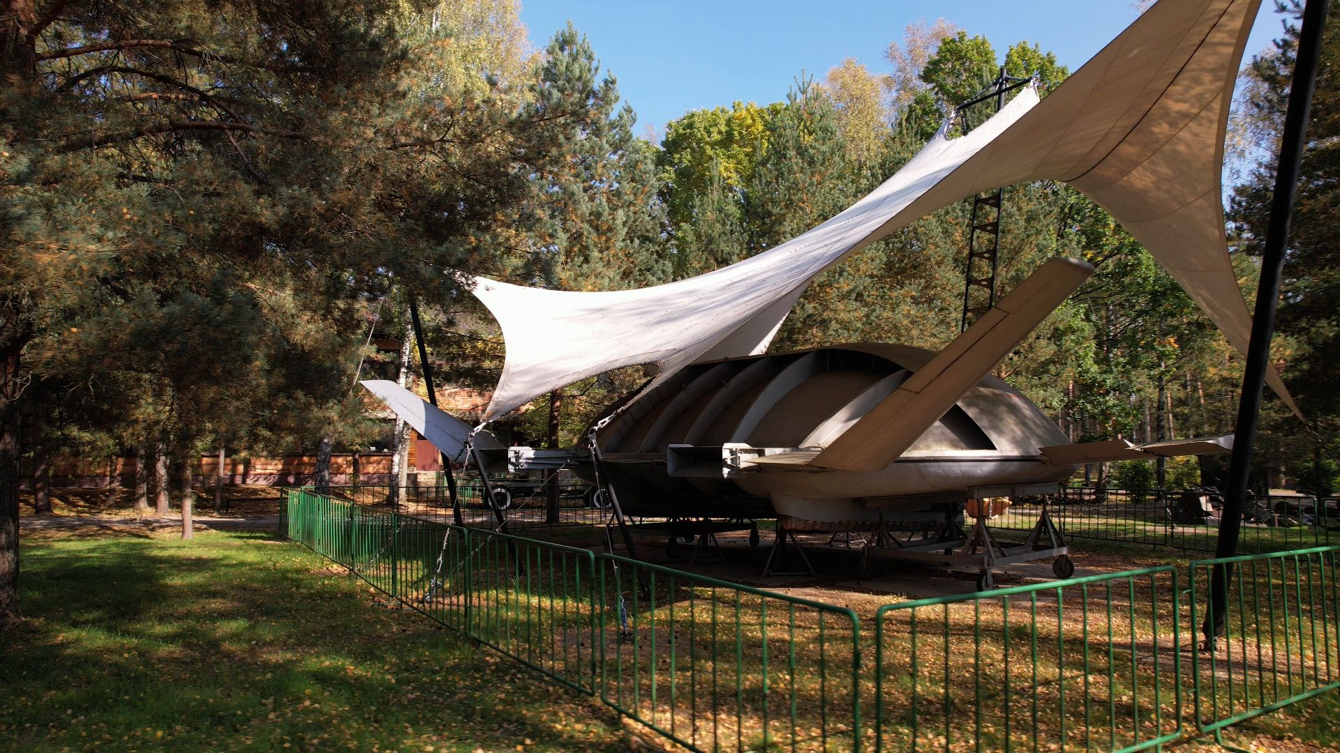 ивановское, черноголовка, летающая тарелка,видео с коптера,