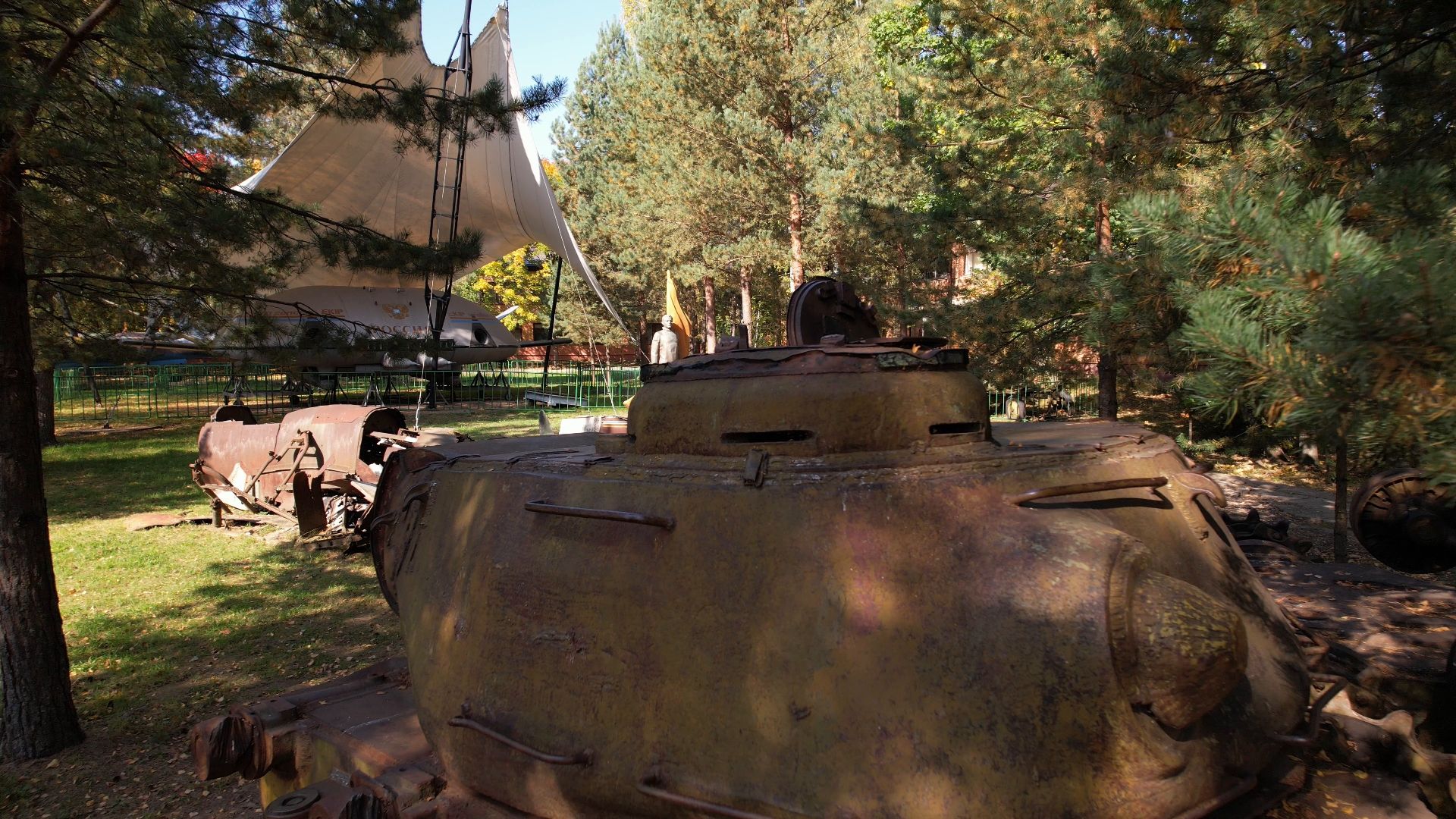 ивановское, черноголовка, летающая тарелка,видео с коптера,