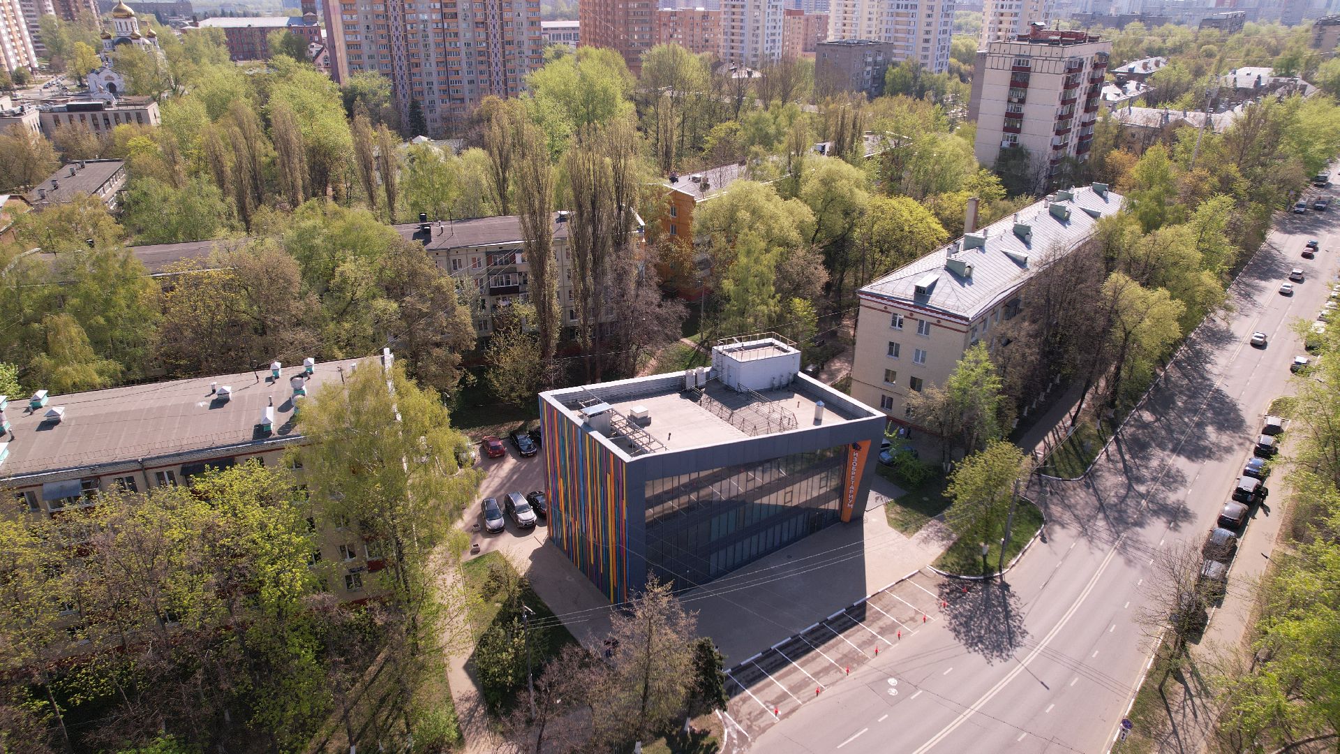 изобретариум, реутов, учеба,видео с коптера,